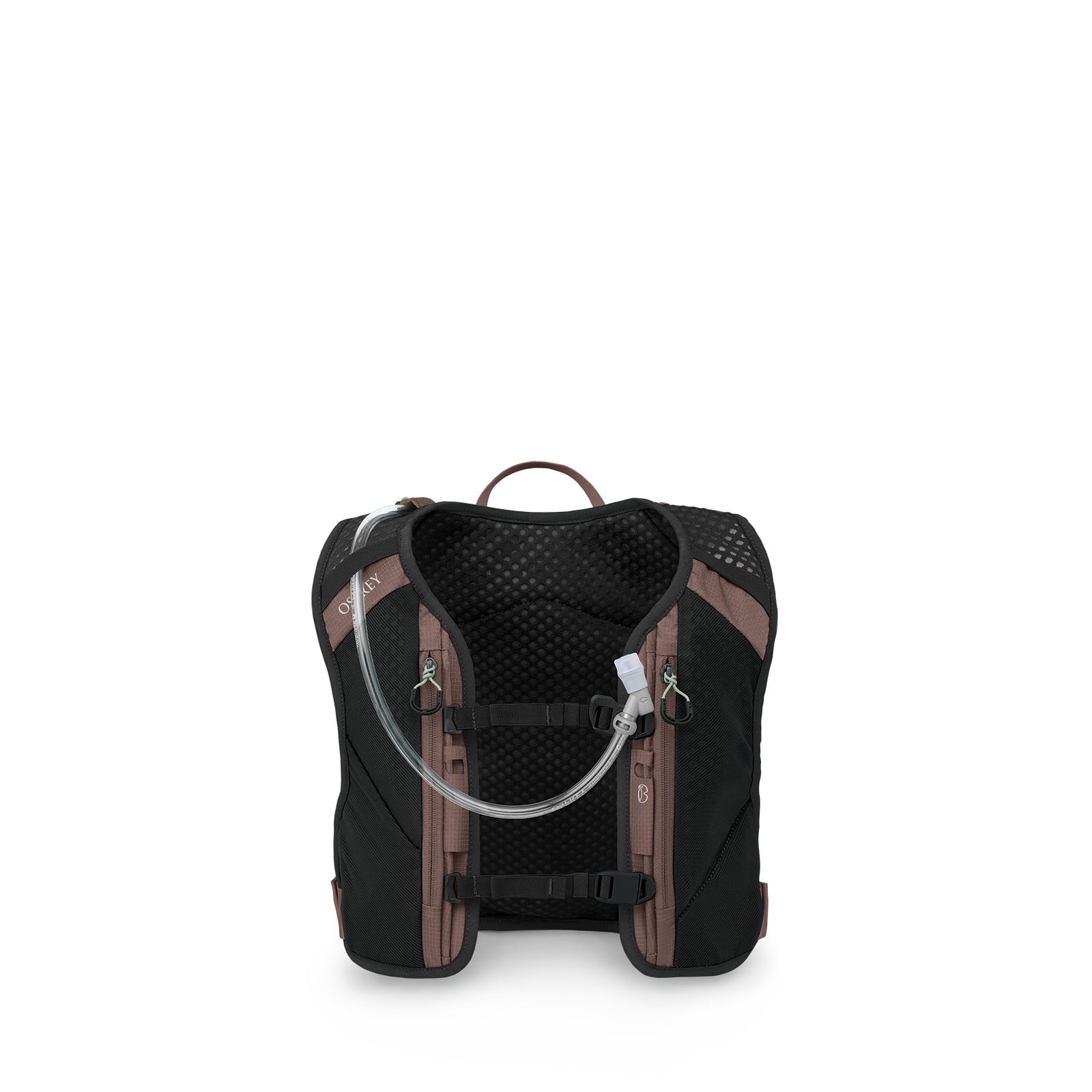 Osprey Escapist Velocity 3 Bike Hydration Vest 3L in Magma Brown — front view