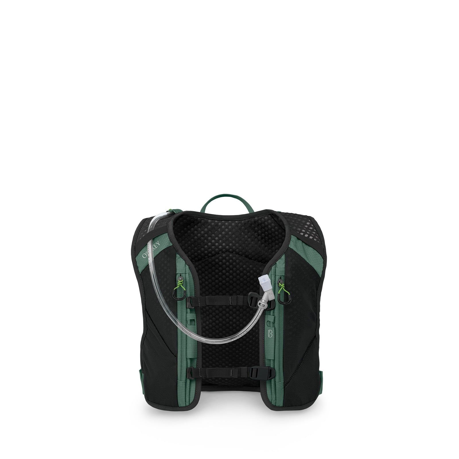 Osprey Escapist Velocity 3 Bike Hydration Vest 3L in Tundra Green — front view