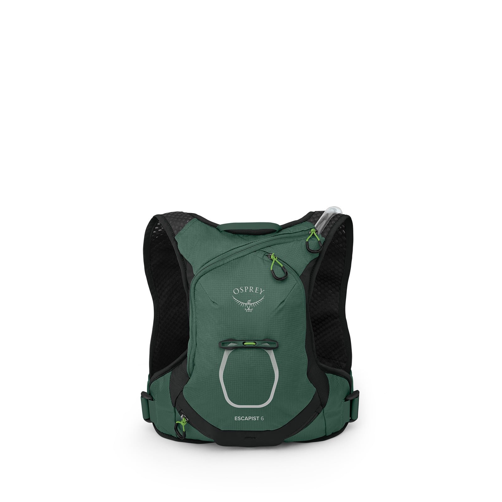 Osprey Escapist Velocity 6 Bike Hydration Vest 6L in Tundra Green — back view 2