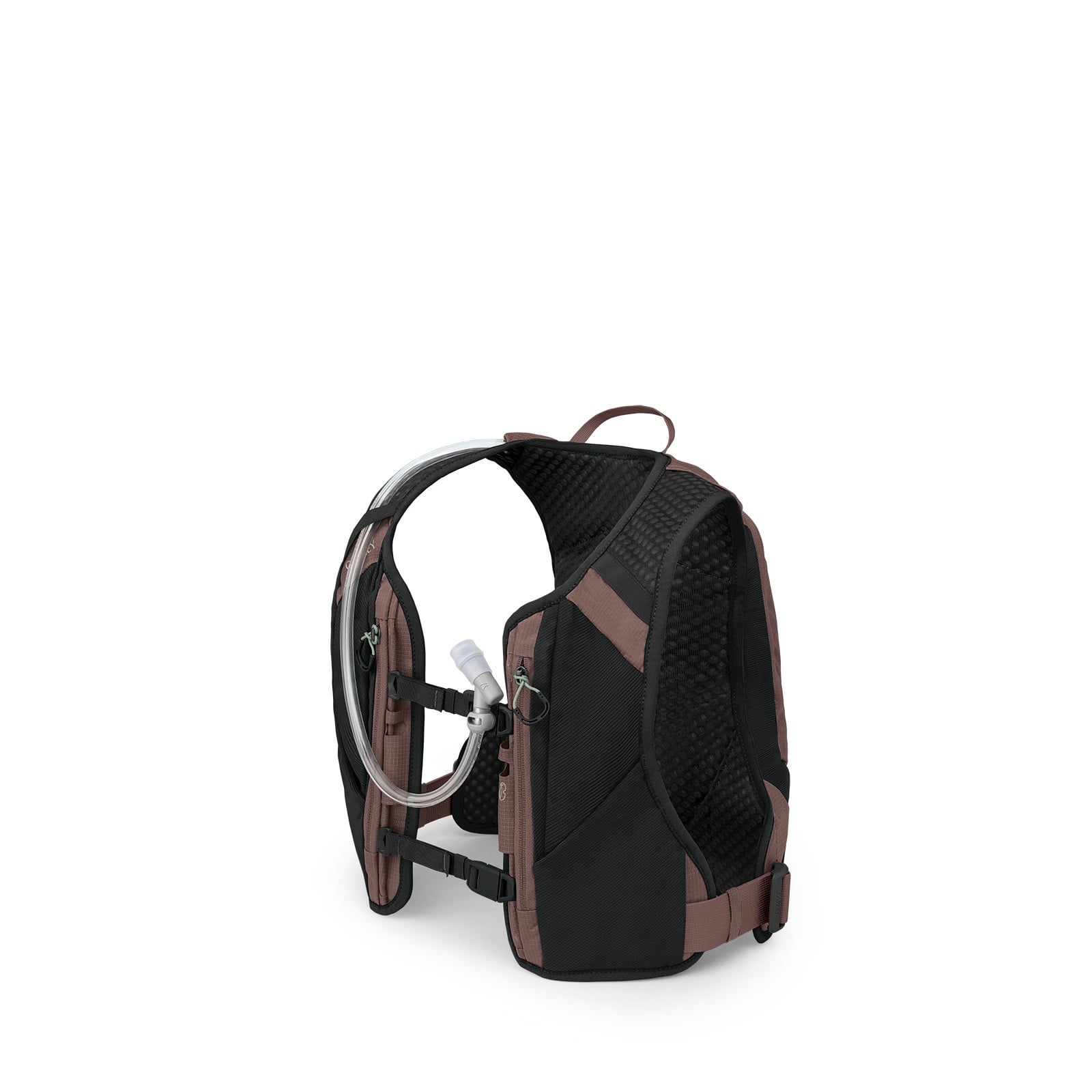 Osprey Escapist Velocity 6 Bike Hydration Vest 6L in Magma Brown — angle view 2