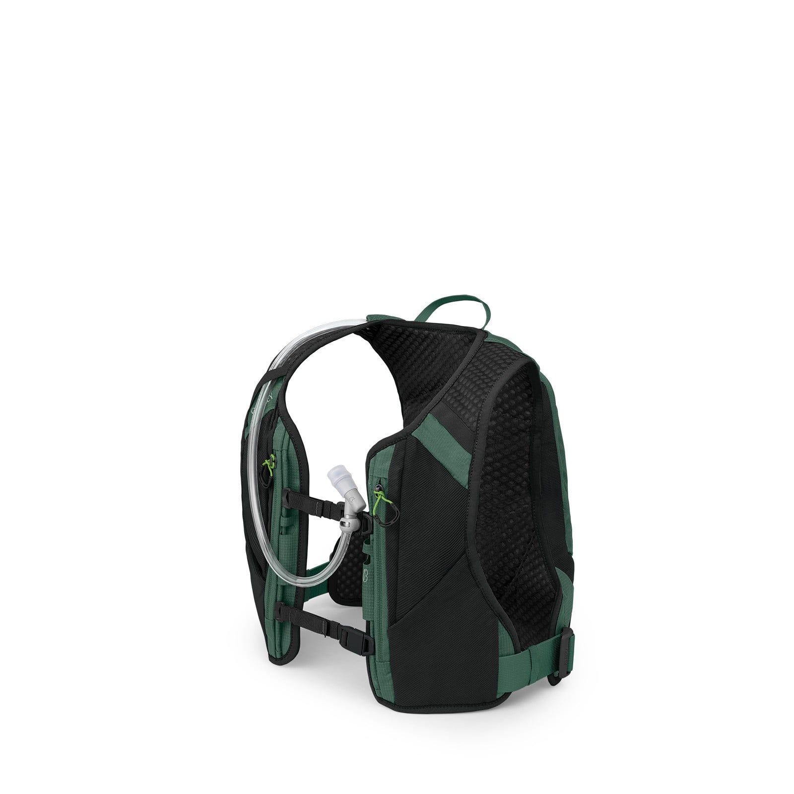 Osprey Escapist Velocity 6 Bike Hydration Vest 6L in Tundra Green — angle view 2