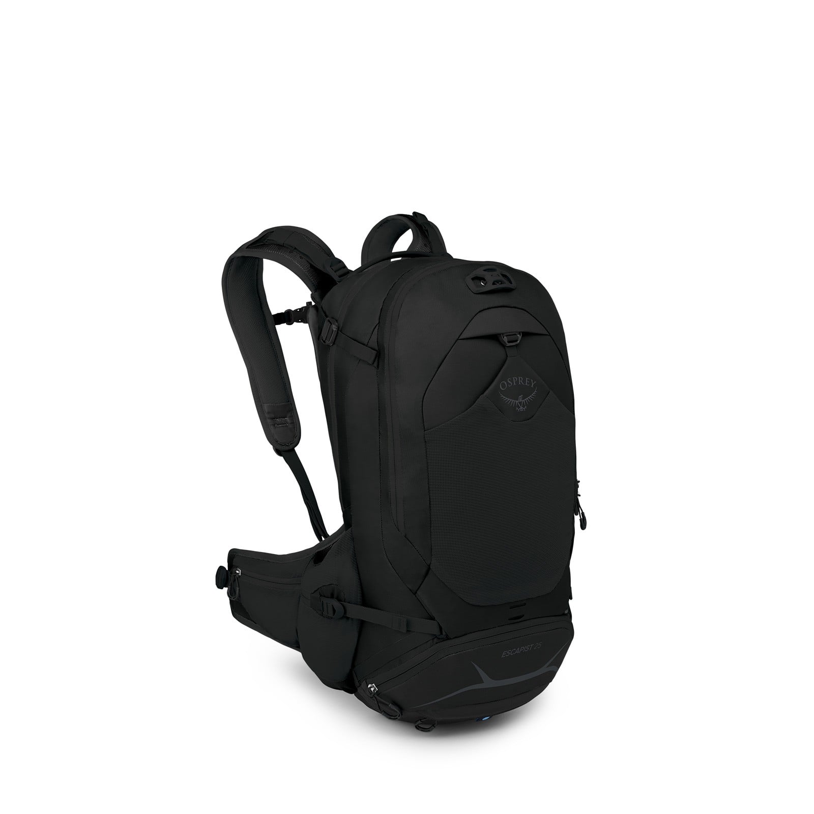 Osprey Escapist 25 Bike Backpack 25L in Black — angle view 2