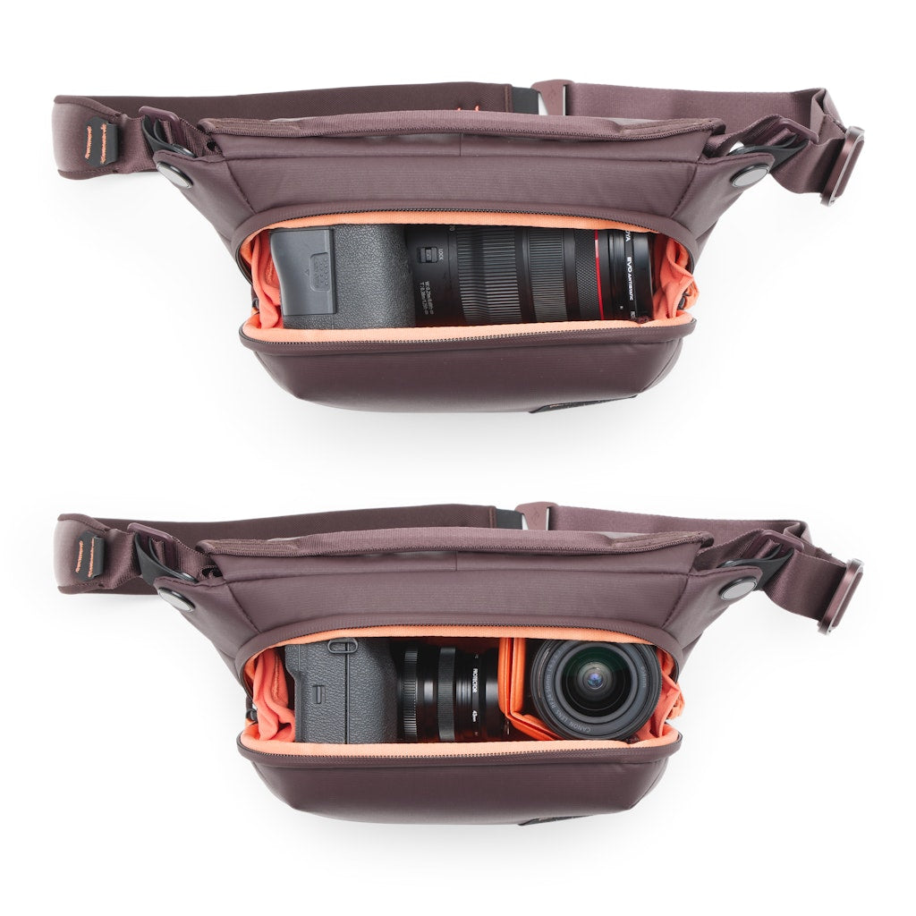 Peak Design Everyday Sling 3L in Eclipse — detail view # color_Eclipse