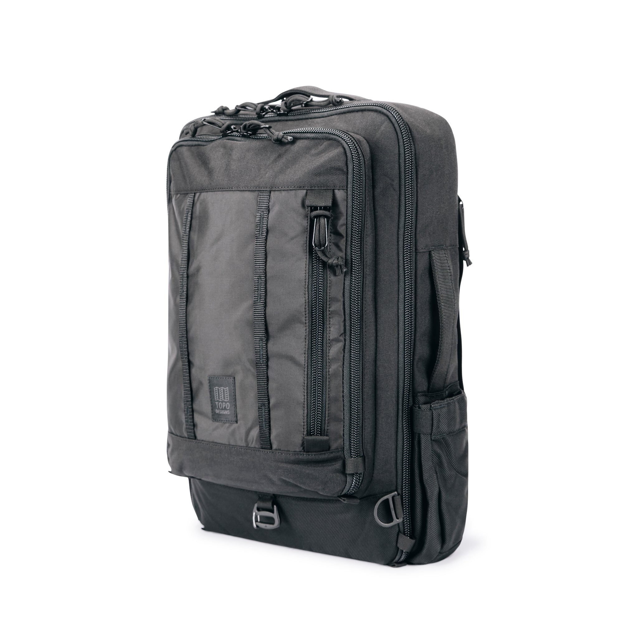Topo Designs Global Travel Bag 30L in Black Black — angle view 2 # color_Black Black
