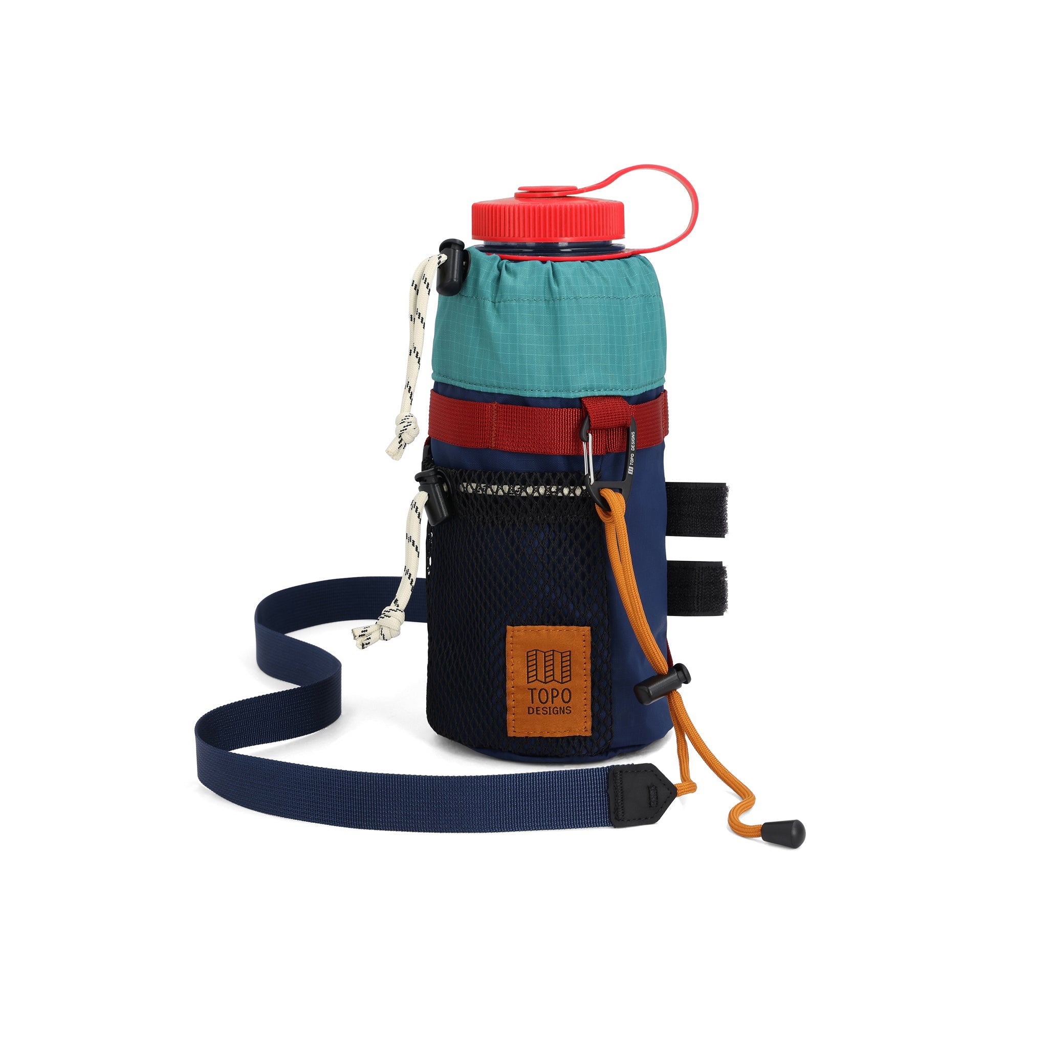 Topo Designs Mountain Hydro Sling in Midnight — front view # color_Midnight