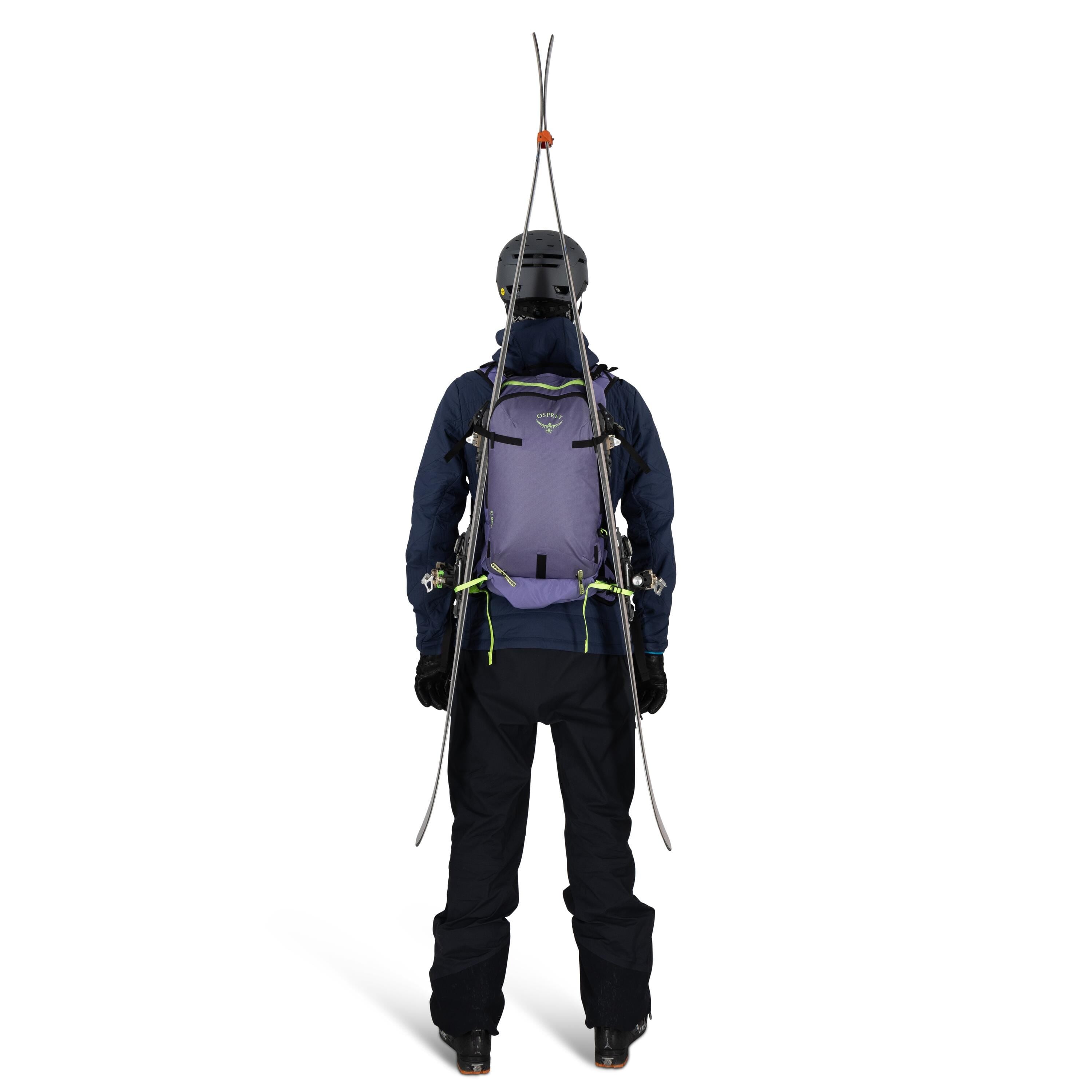 Osprey Firn 18 Ski & Snowboard Backpack 18L in Euphoria Purple — detail view 4