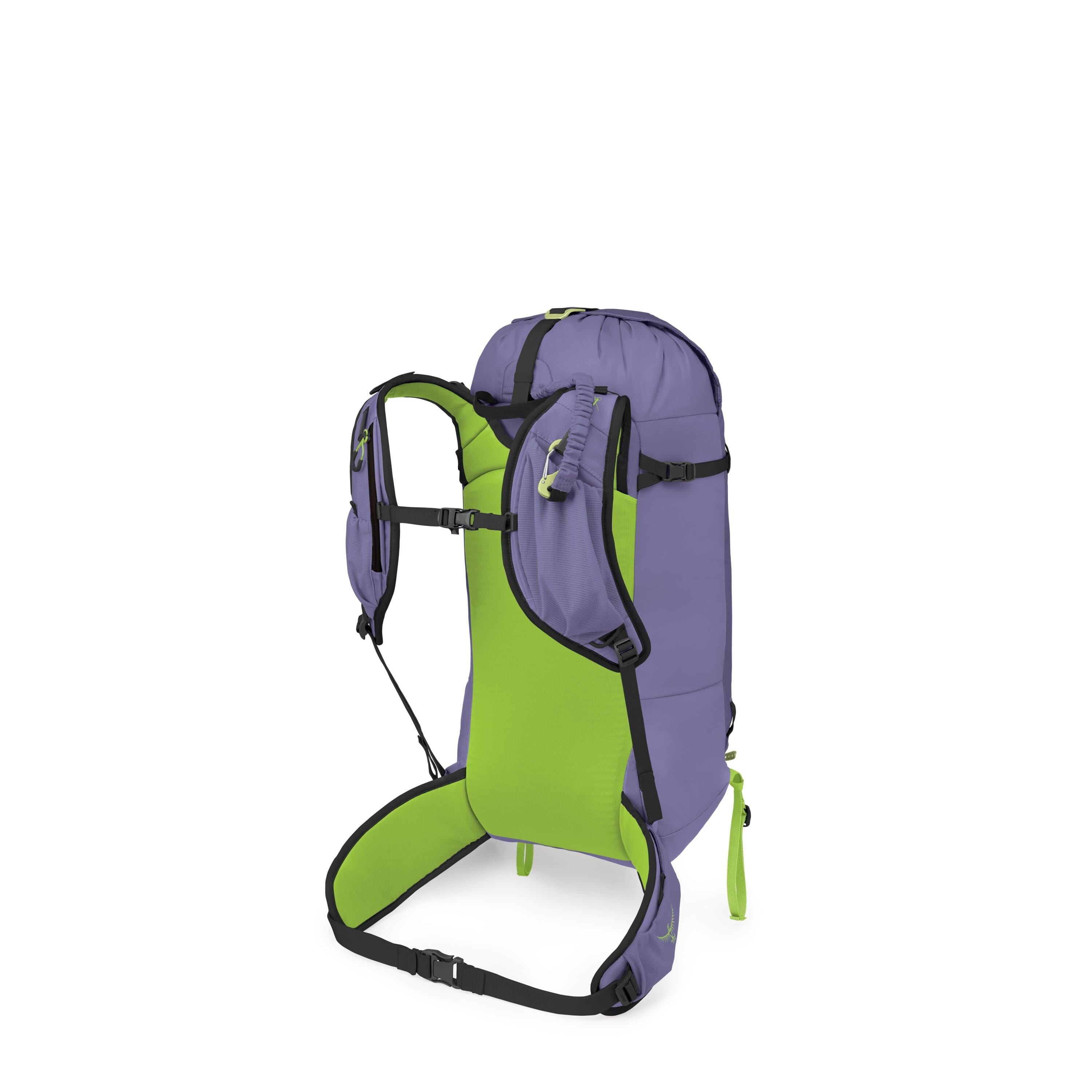 Osprey Firn 28 Ski & Snowboard Backpack 28L in Euphoria Purple — back view