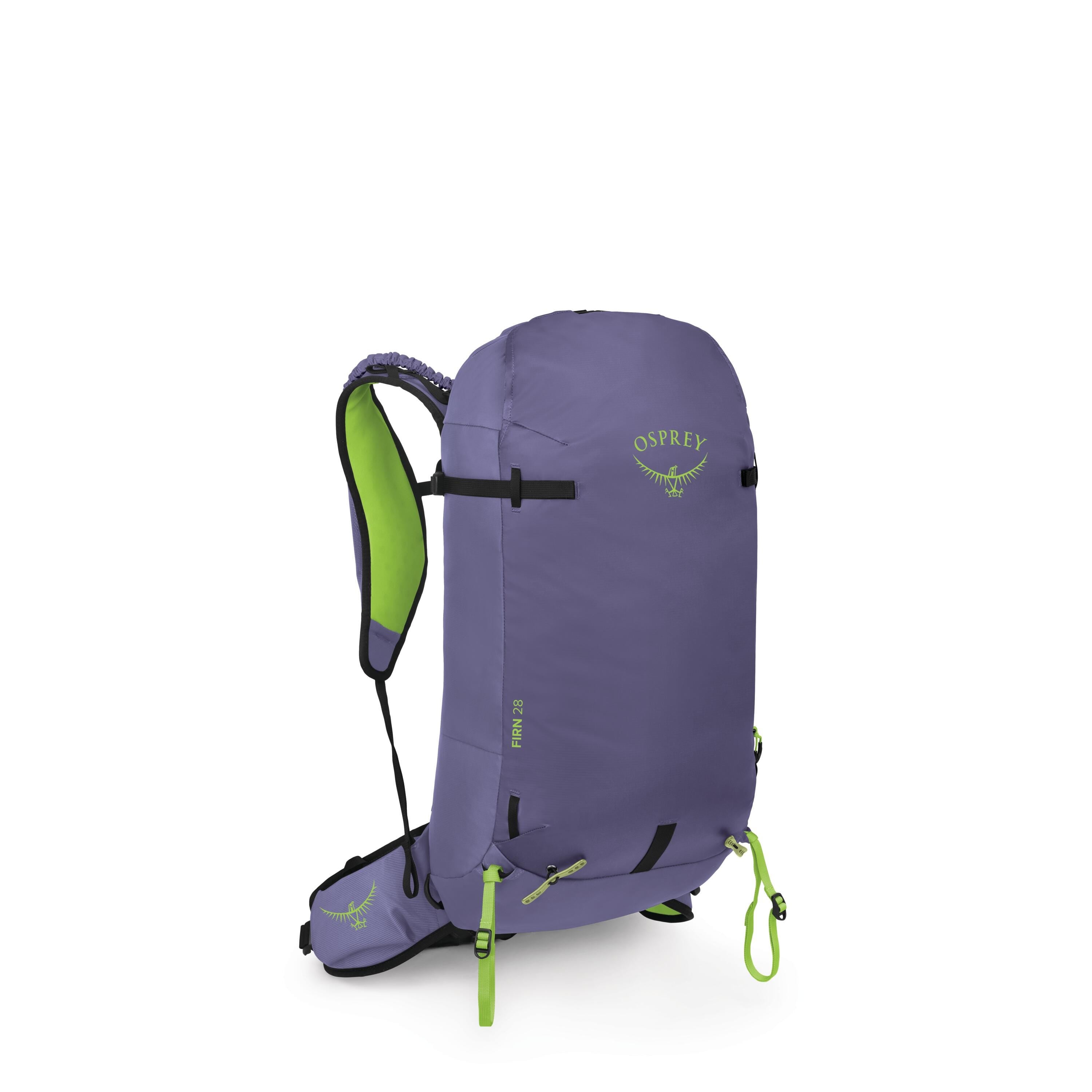 Osprey Firn 28 Ski & Snowboard Backpack 28L in Euphoria Purple — angle view 2