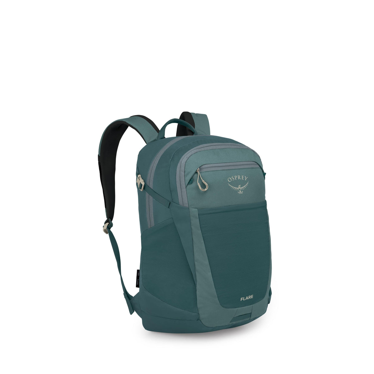 Osprey Flare Laptop Backpack 27L in Cascade Blue-Torrent Blue — front view # color_Cascade Blue-Torrent Blue