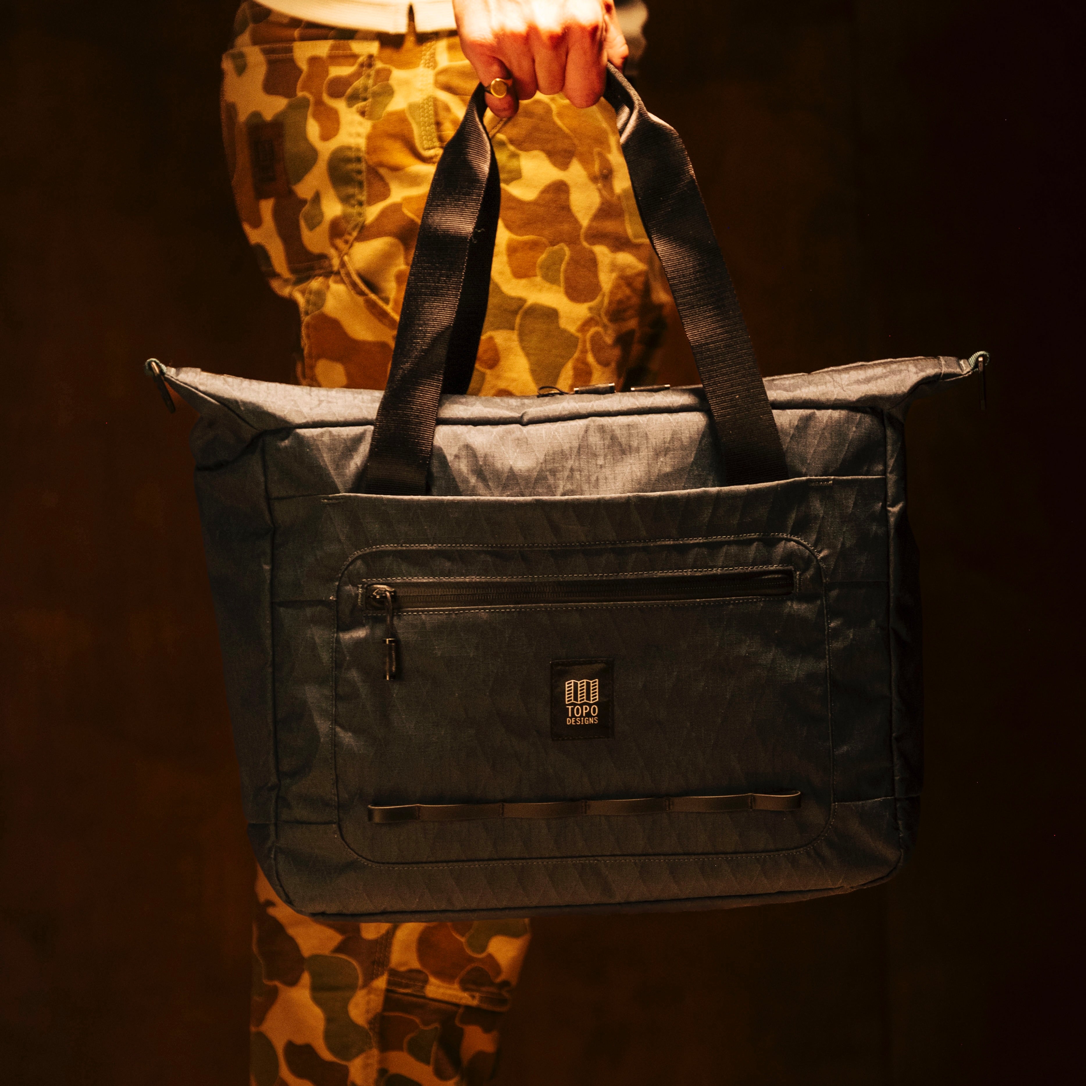 Topo Designs Global Pro Travel Tote — lifestyle 2