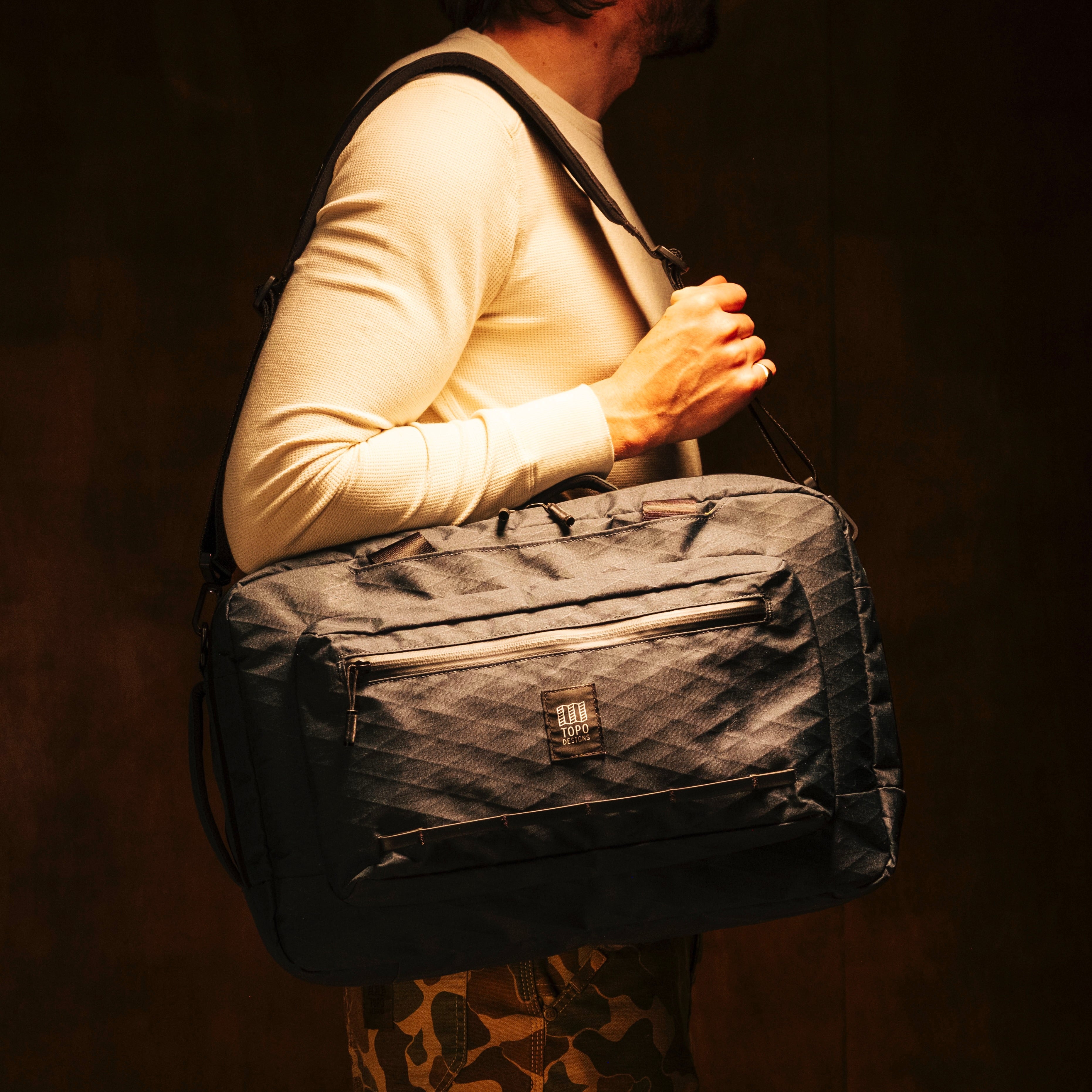 Topo Designs Global Pro 3-Way Briefcase — lifestyle