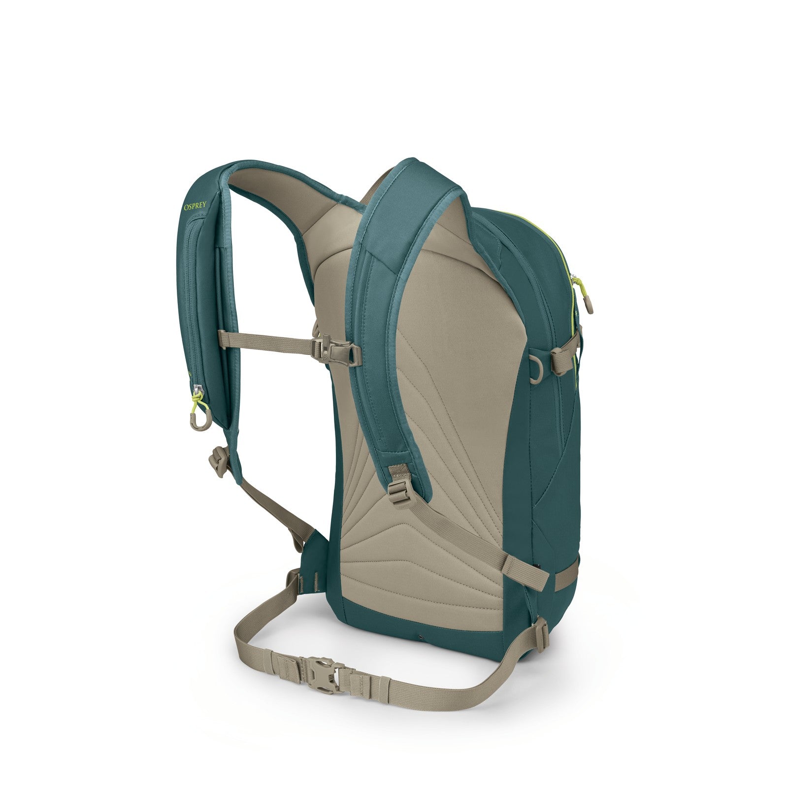 Osprey Glade 20 Ski & Snowboard Hydration Backpack 20L in Cascade Blue — angle view 3