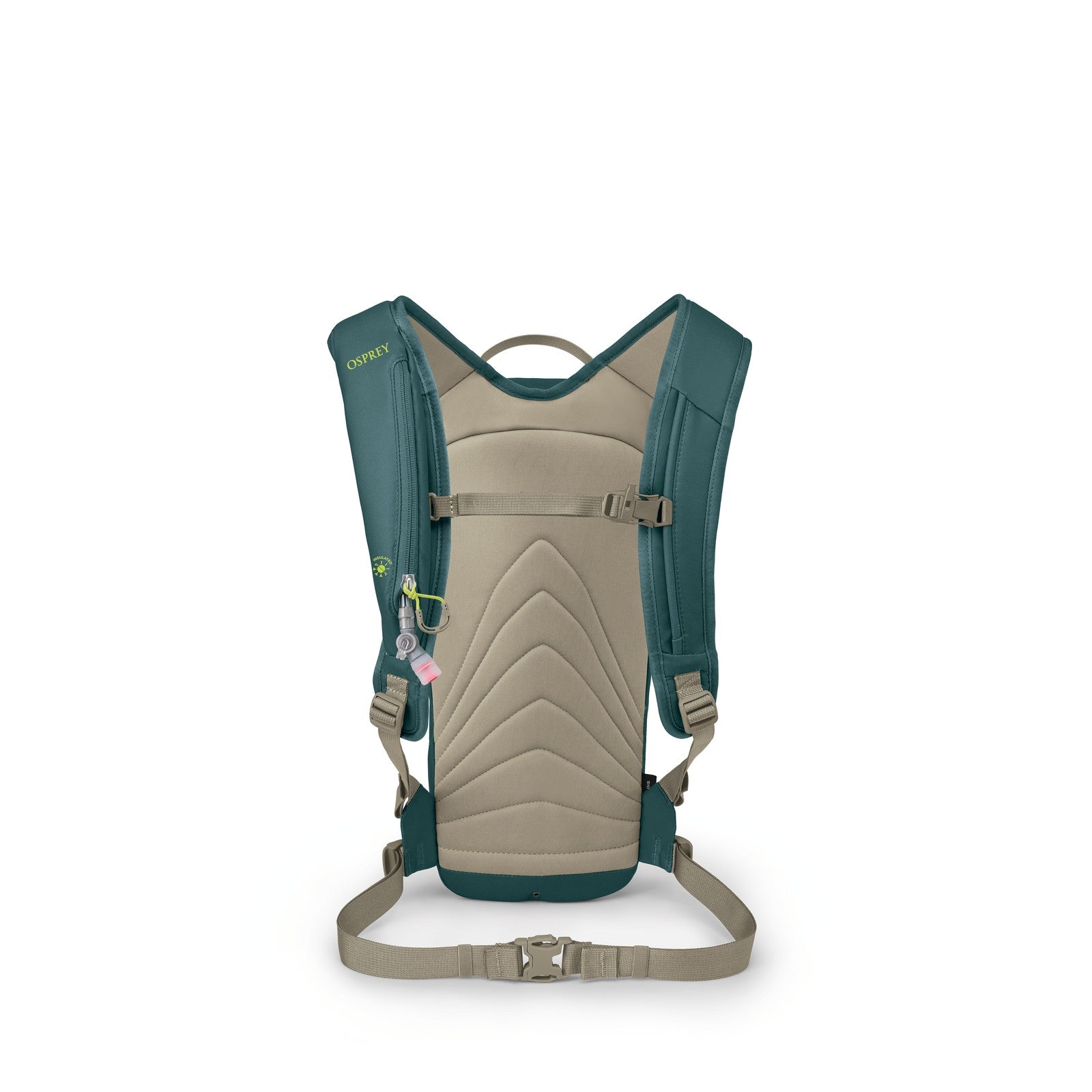 Osprey Glade 5 Ski & Snowboard Hydration Backpack 5L in Cascade Blue — back view