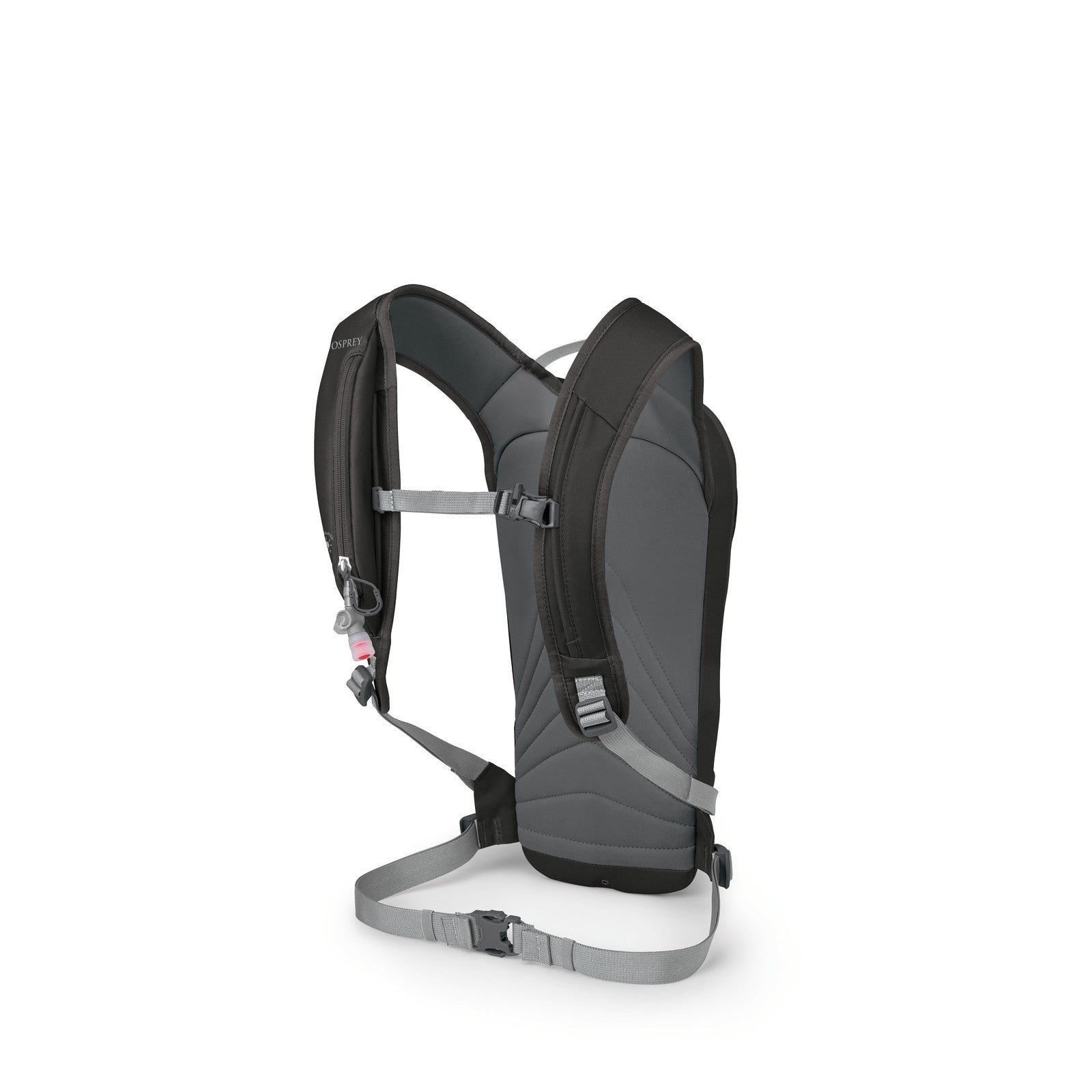 Osprey Glade 5 Ski & Snowboard Hydration Backpack 5L in Black — angle view 3