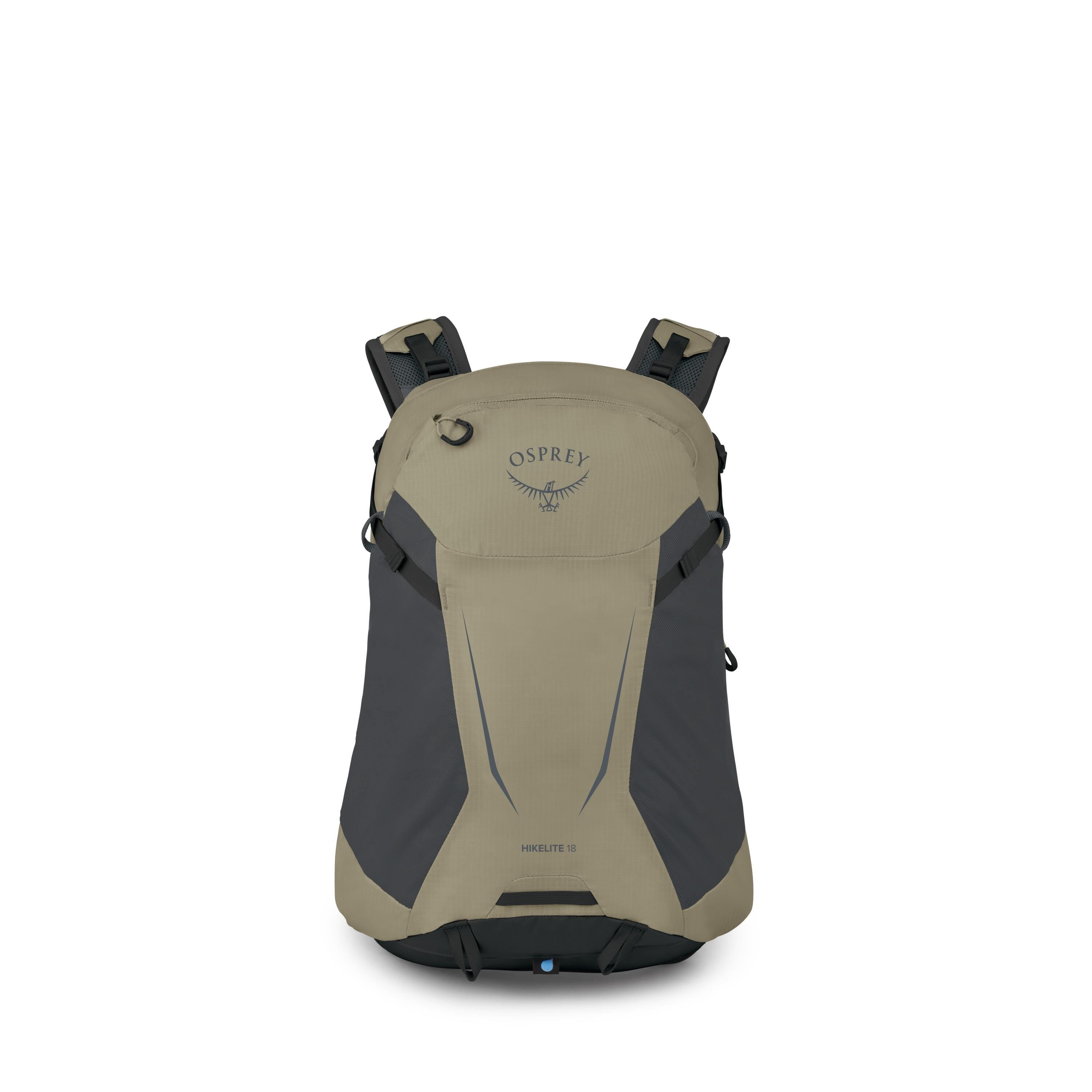 Osprey Hikelite 18 Hiking Backpack 18L in Olive Tan — front view