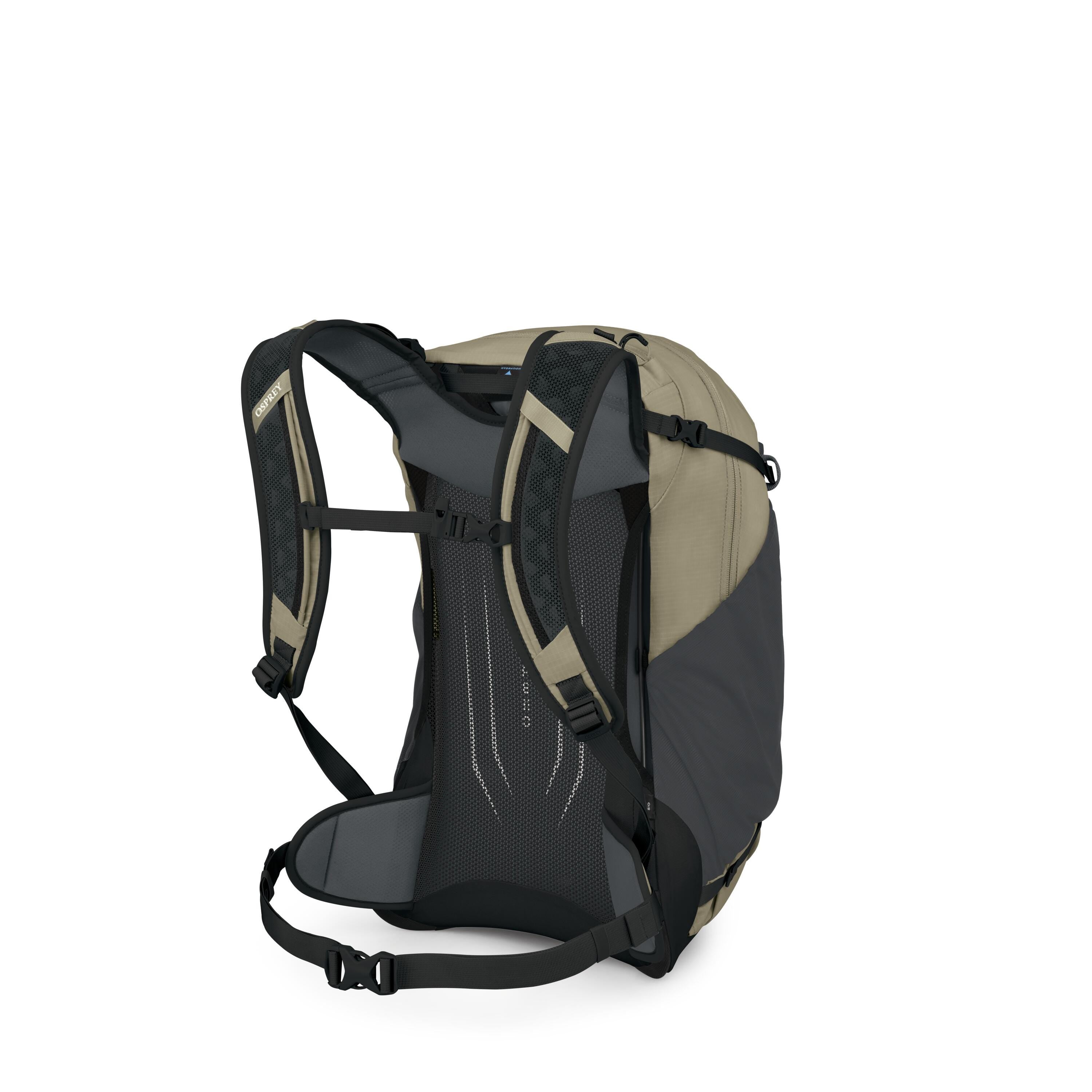 Osprey Hikelite 26 Hiking Backpack 26L in Olive Tan — angle view 3