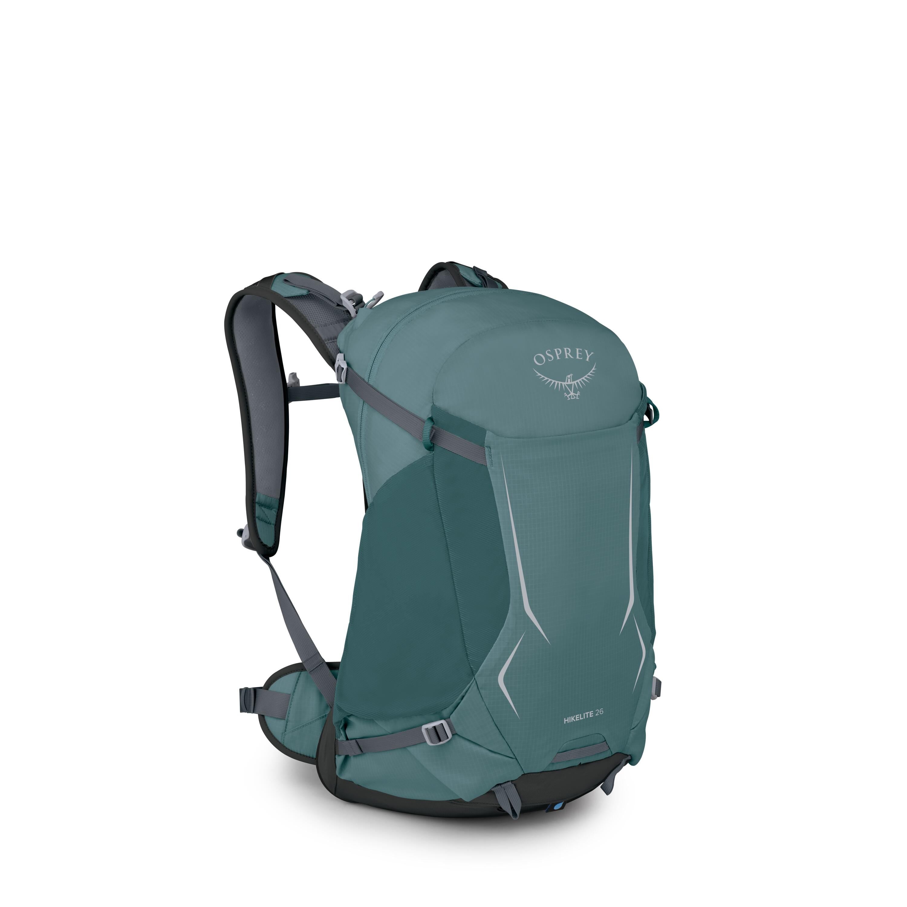 Osprey Hikelite 26 Hiking Backpack 26L in Cascade Blue — angle view 2