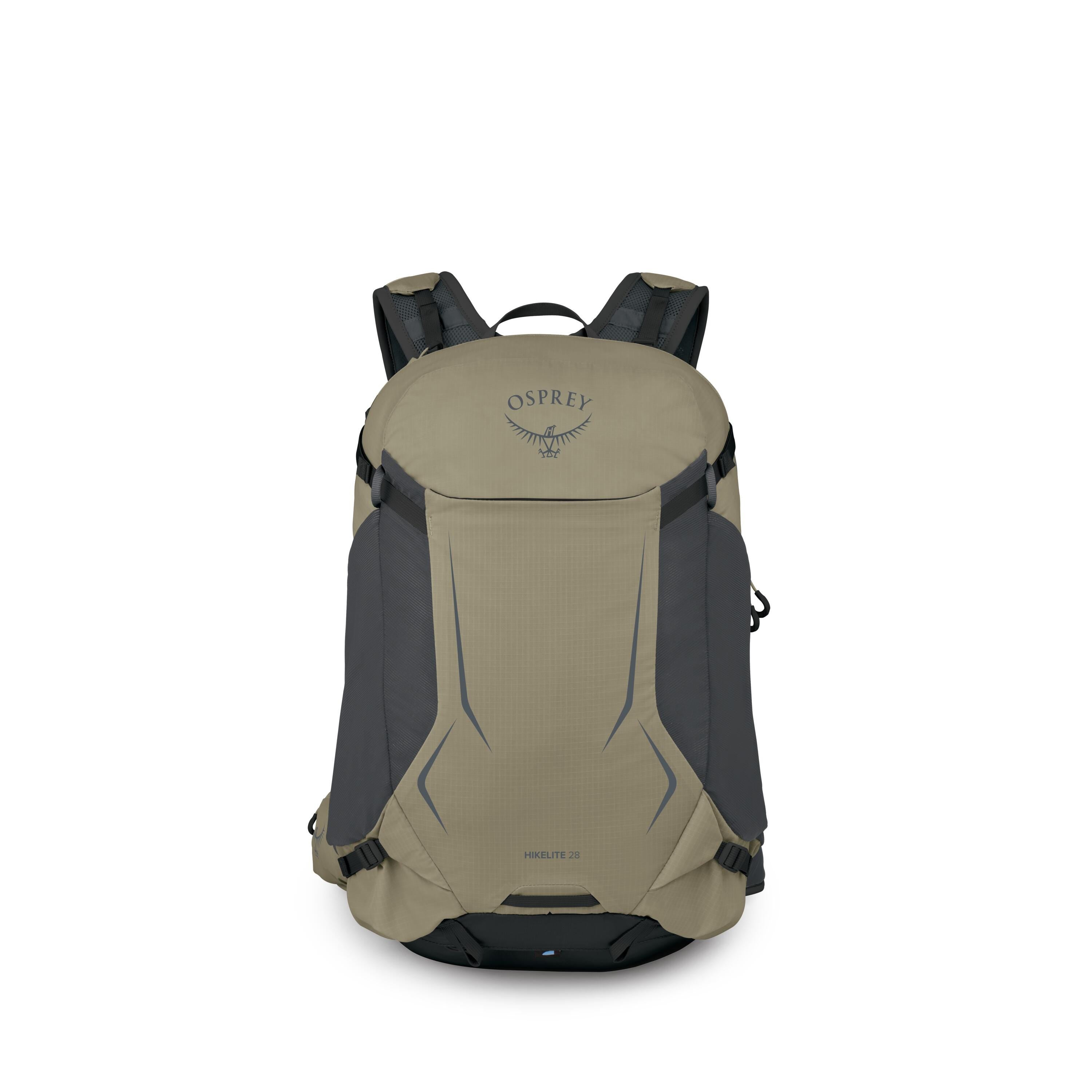 Osprey Hikelite 28 Hiking Backpack 28L in Olive Tan — front view