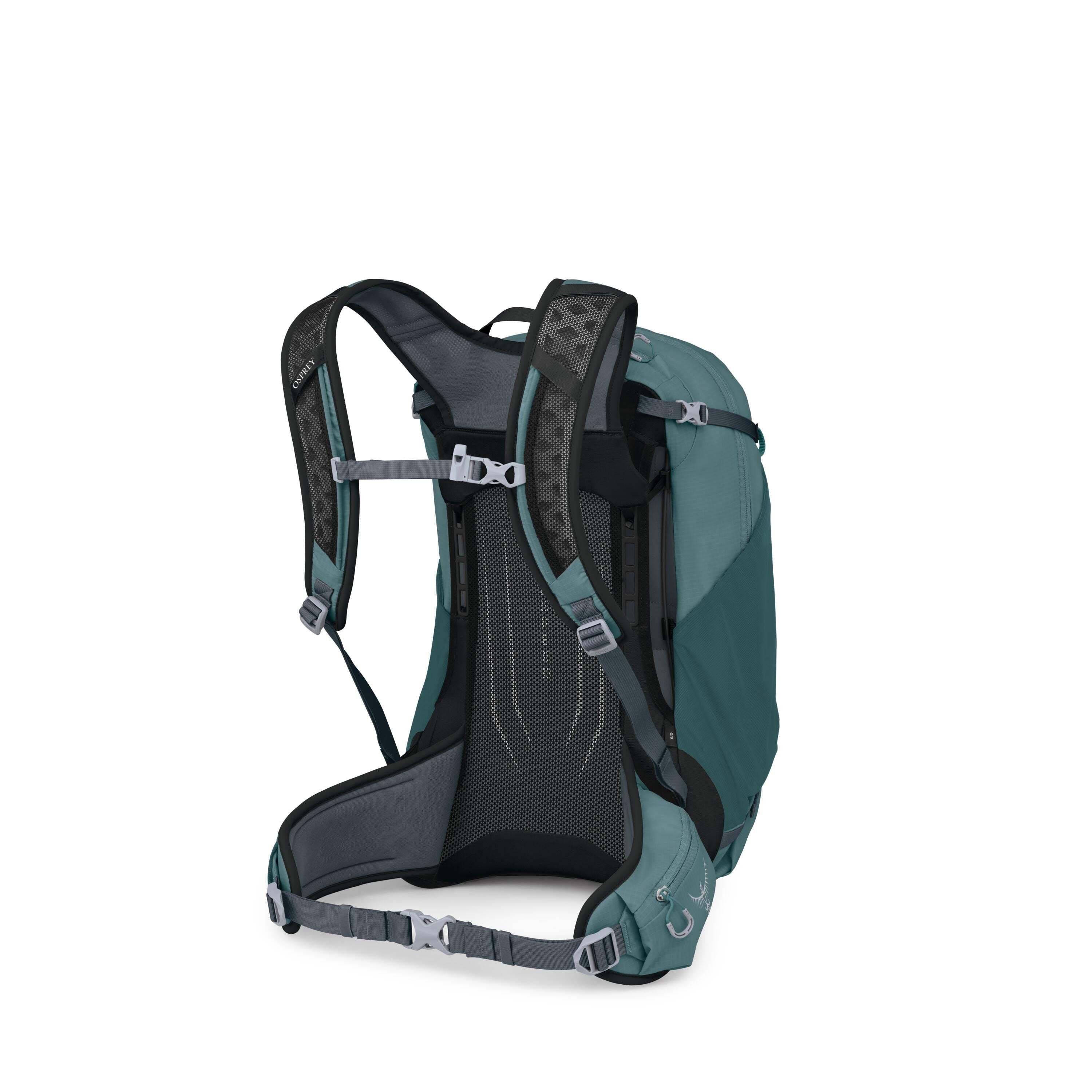 Osprey Hikelite 28 Hiking Backpack 28L in Cascade Blue — angle view 3