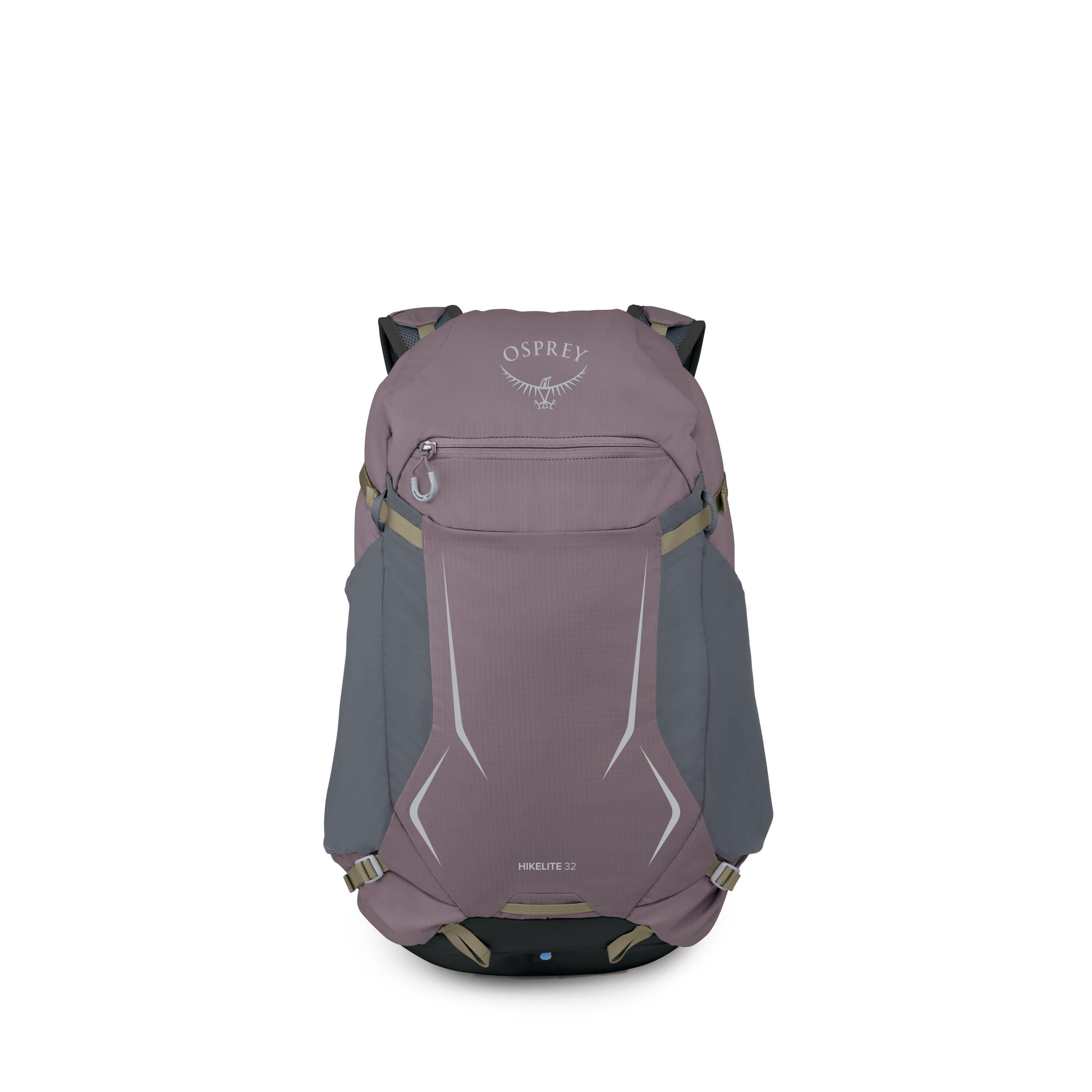 Osprey Hikelite 32 Hiking Backpack 32L in Graphite Purple — front view