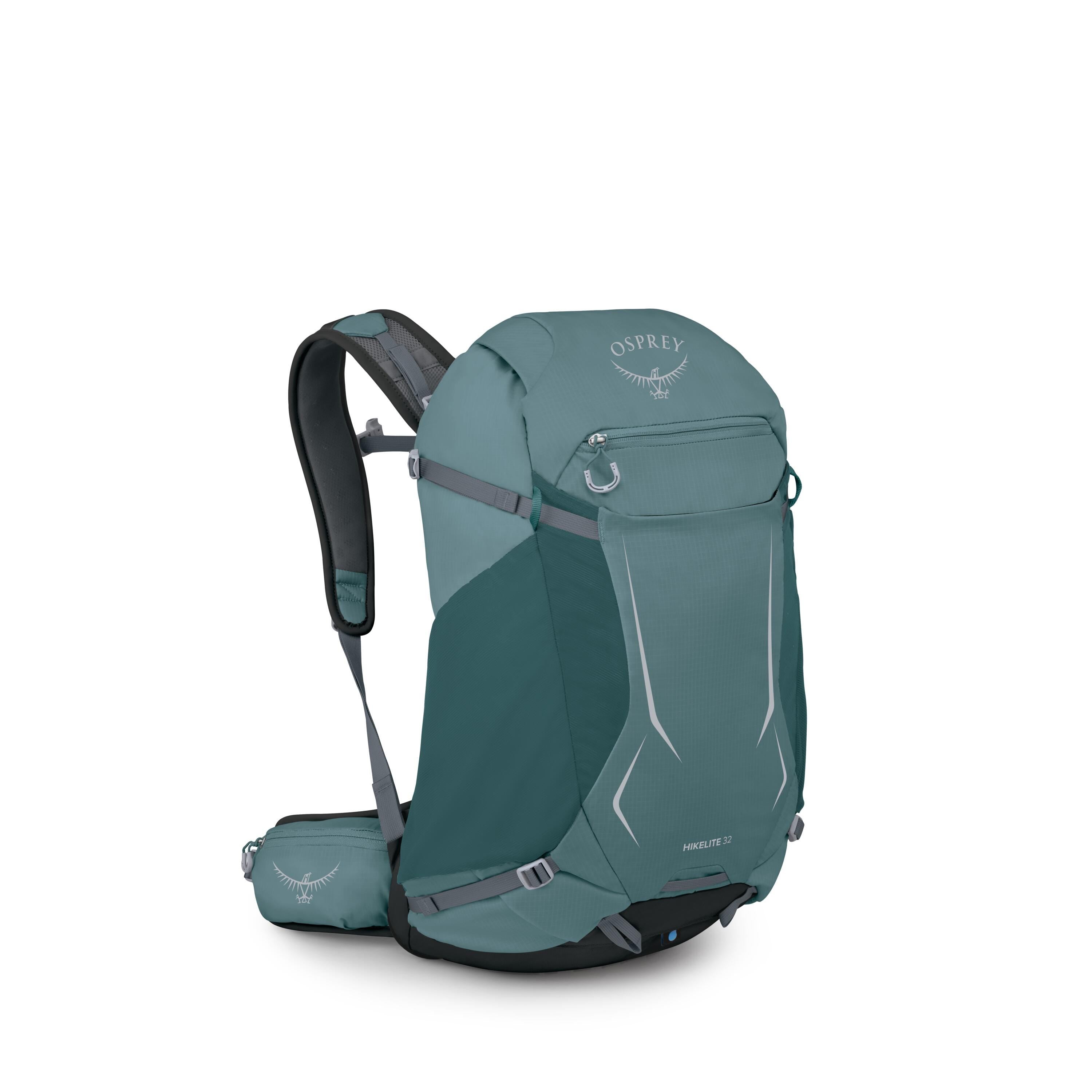 Osprey Hikelite 32 Hiking Backpack 32L in Cascade Blue — angle view 2