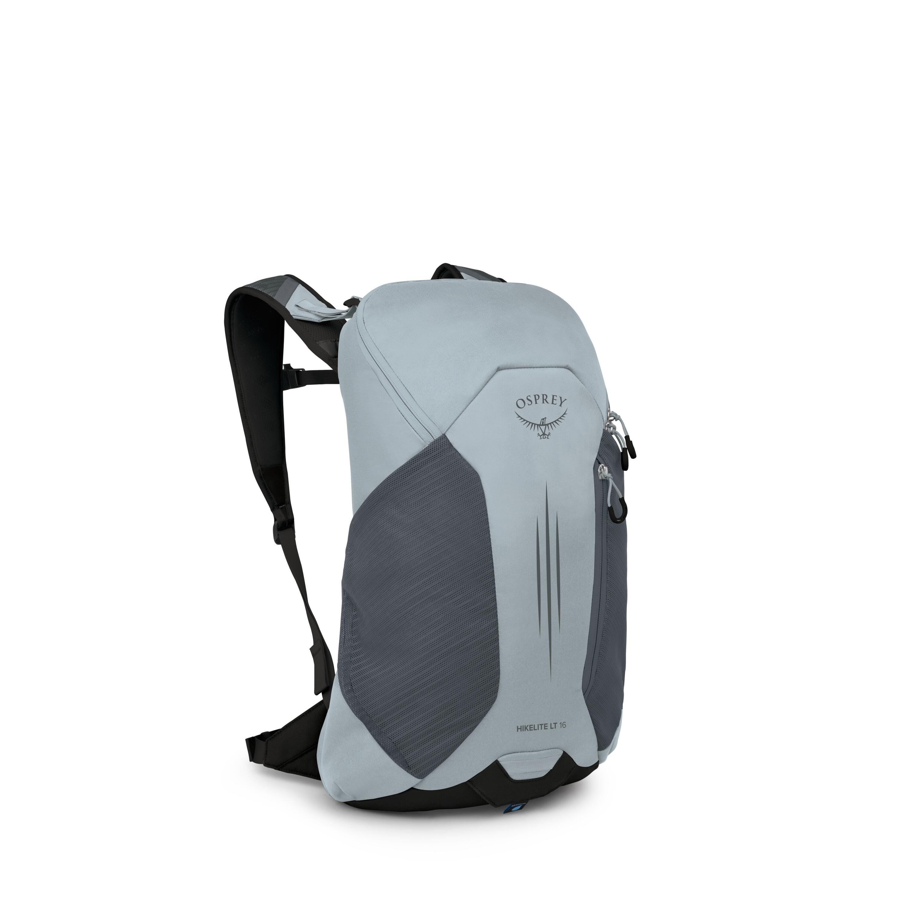 Osprey Hikelite LT 16 Hiking Backpack 16L in Silver Lining — angle view 2