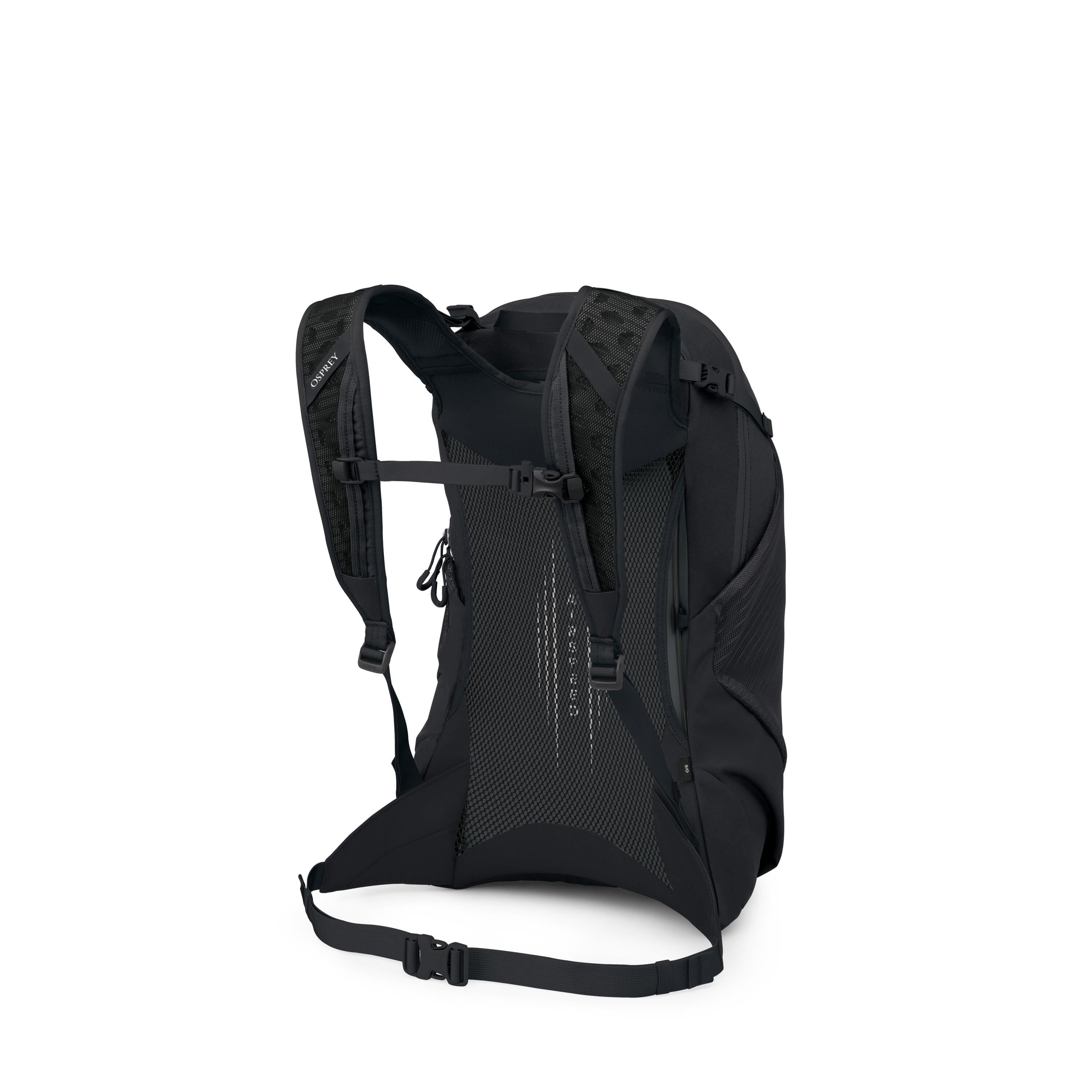 Osprey Hikelite LT 22 Hiking Backpack 22L in Black — angle view 3