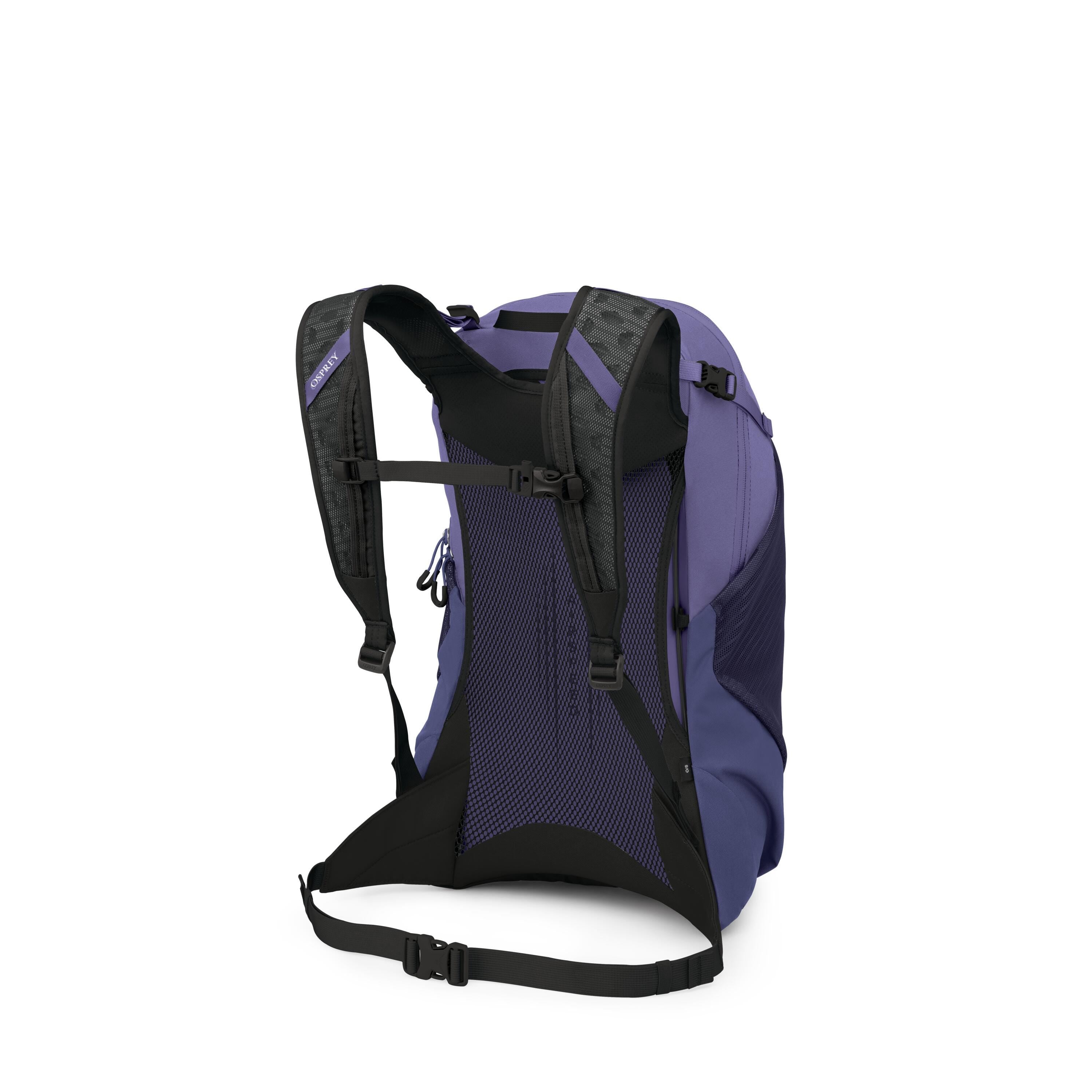 Osprey Hikelite LT 22 Hiking Backpack 22L in Botswana Purple — angle view 3