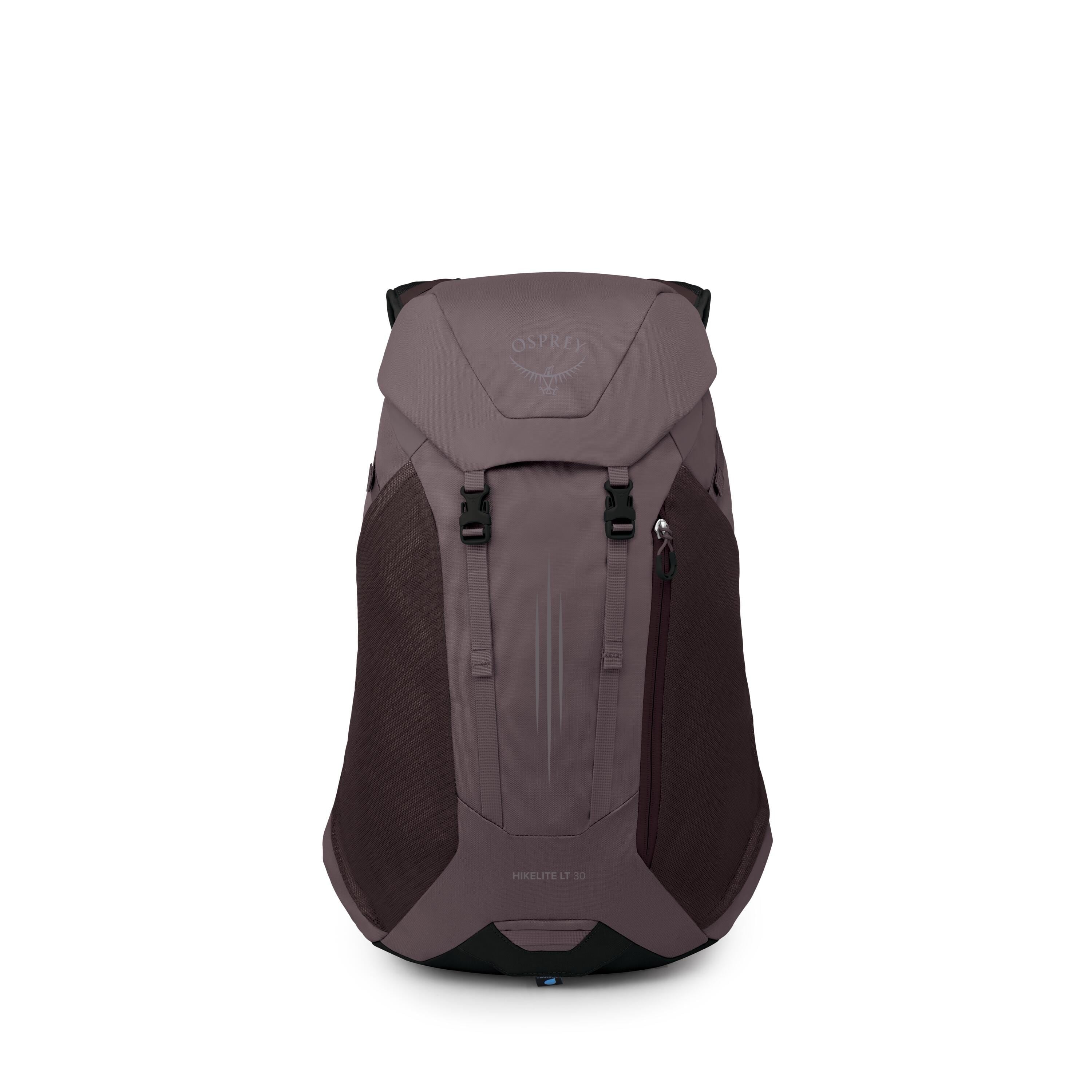 Osprey Hikelite LT 30 Hiking Backpack 30L in Graphite Purple — front view