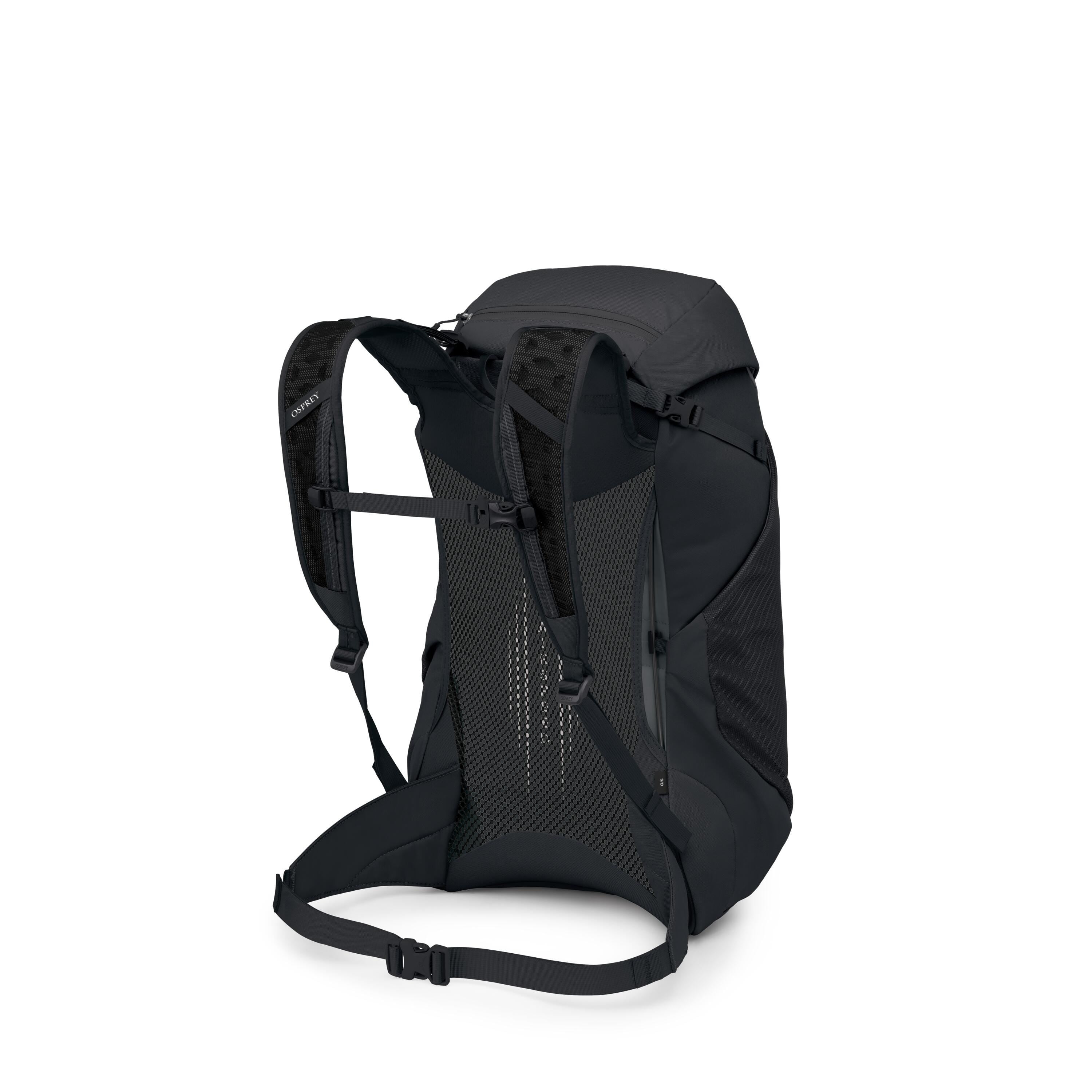 Osprey Hikelite LT 30 Hiking Backpack 30L in Black — angle view 3