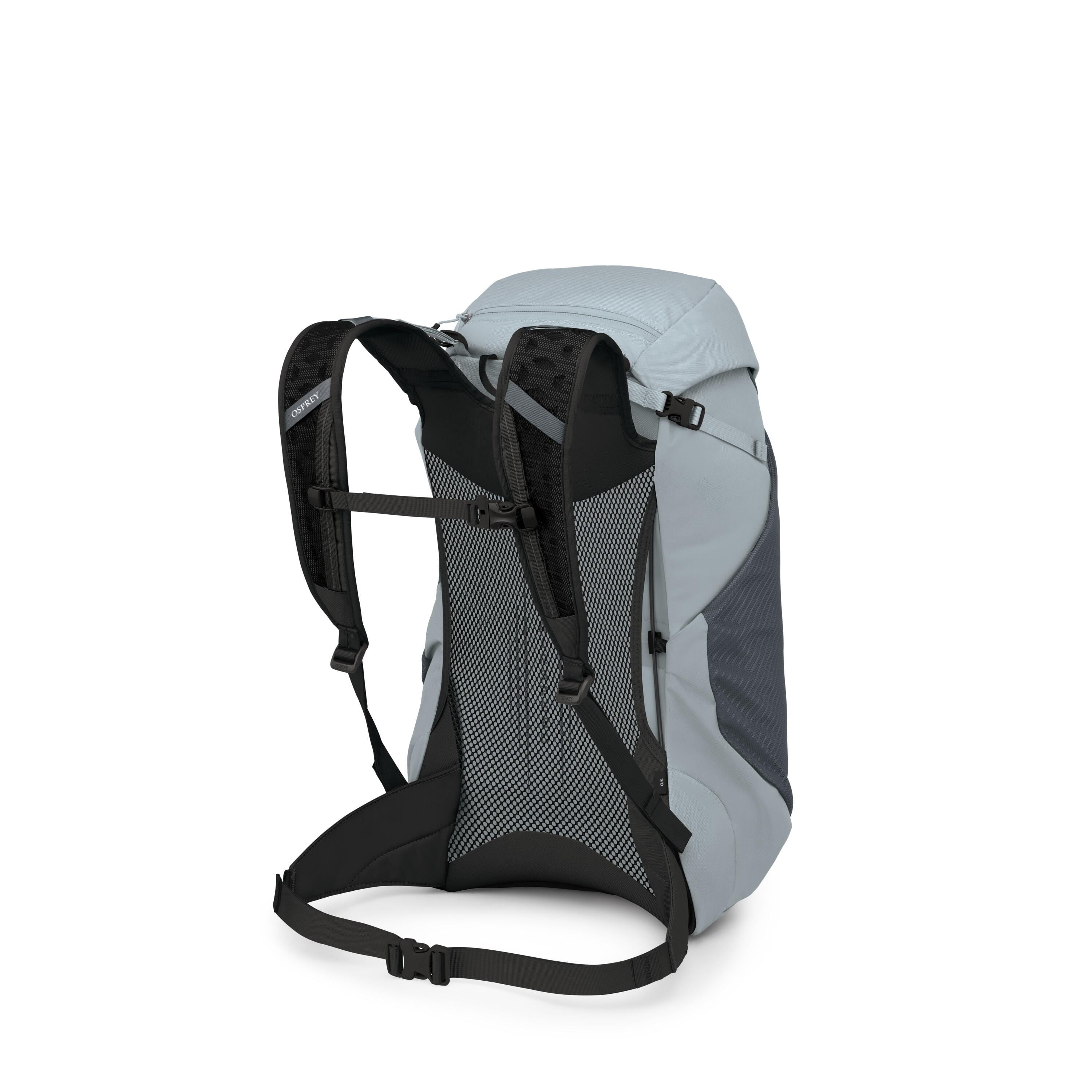 Osprey Hikelite LT 30 Hiking Backpack 30L in Silver Lining — angle view 3