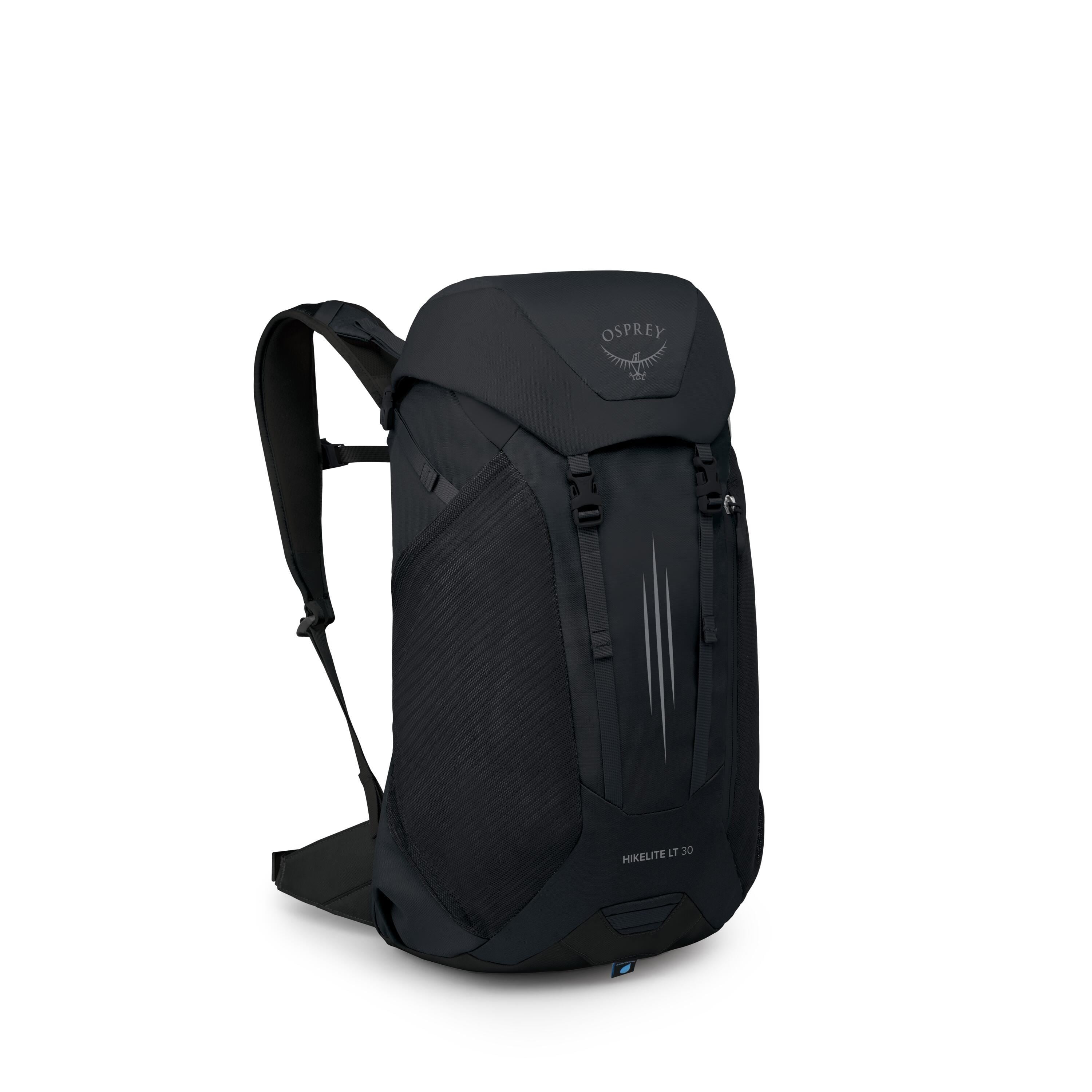 Osprey Hikelite LT 30 Hiking Backpack 30L in Black — angle view 2