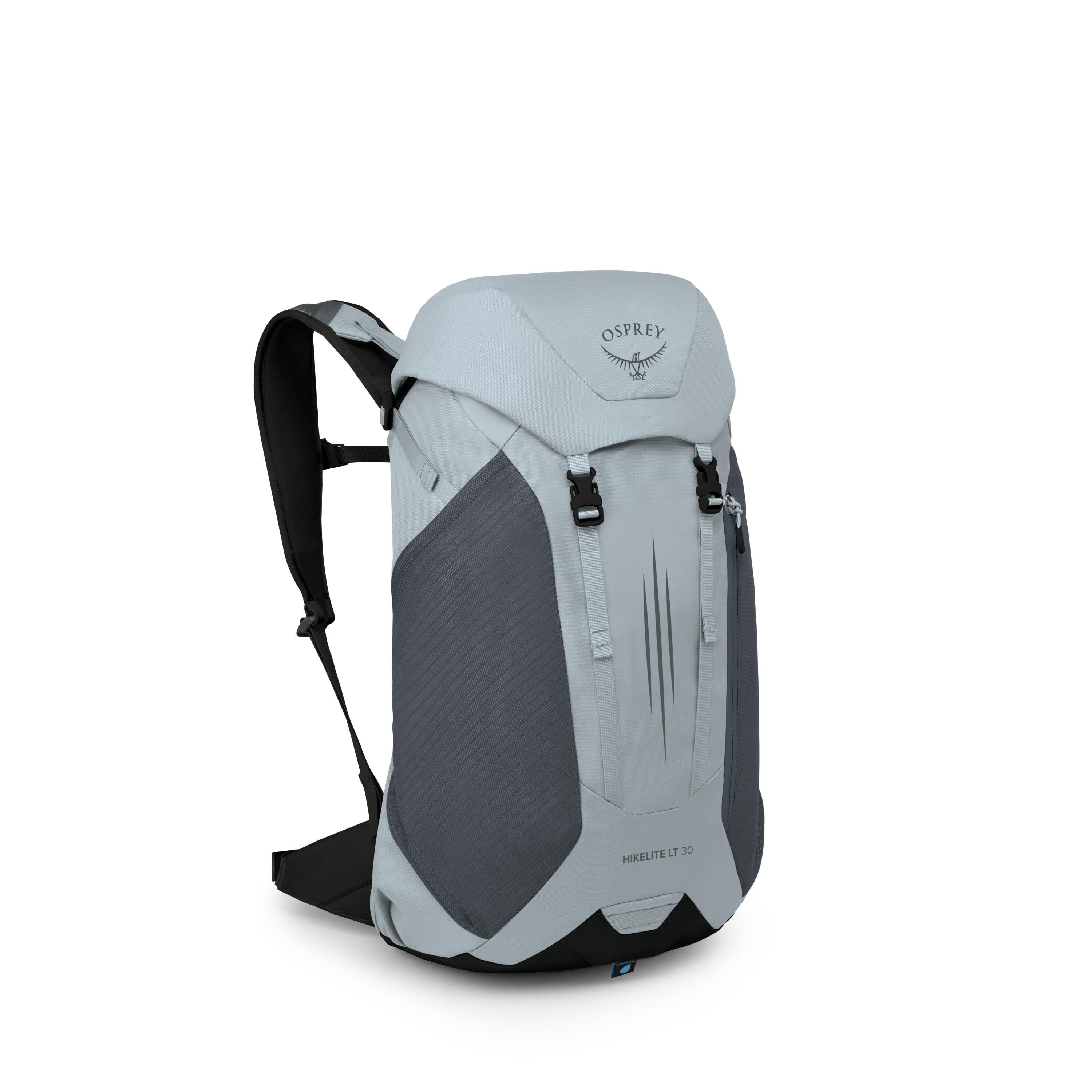 Osprey Hikelite LT 30 Hiking Backpack 30L in Silver Lining — angle view 2