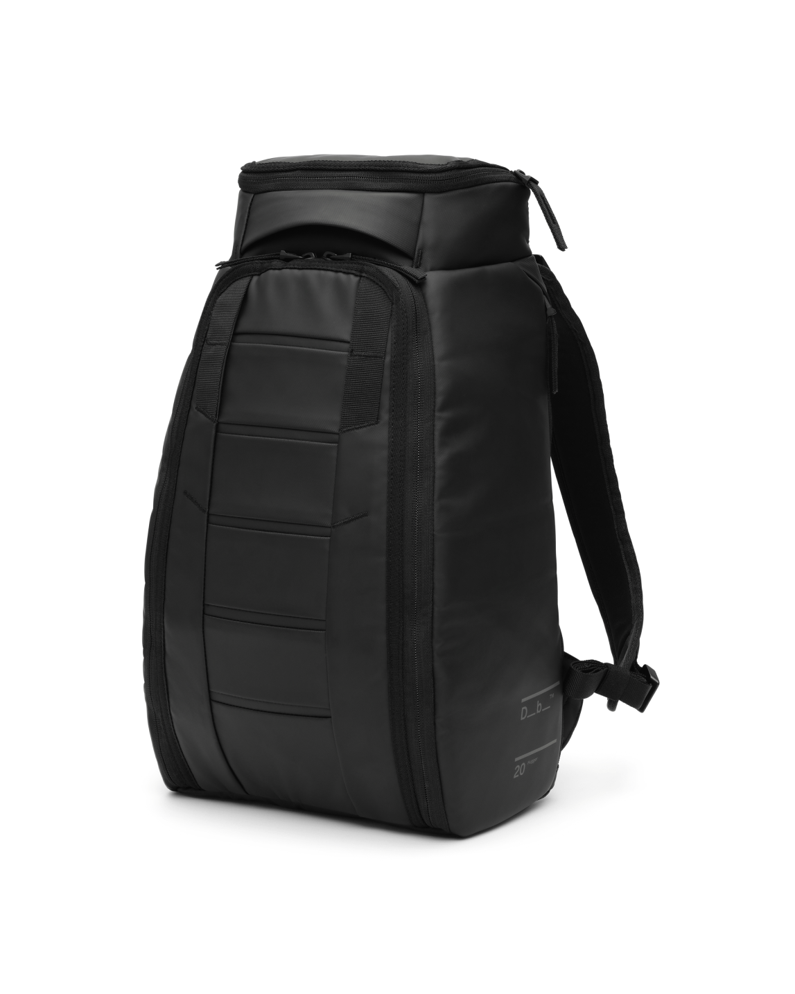Db Journey Hugger Backpack 20L in Black Out — front view # color_Black Out