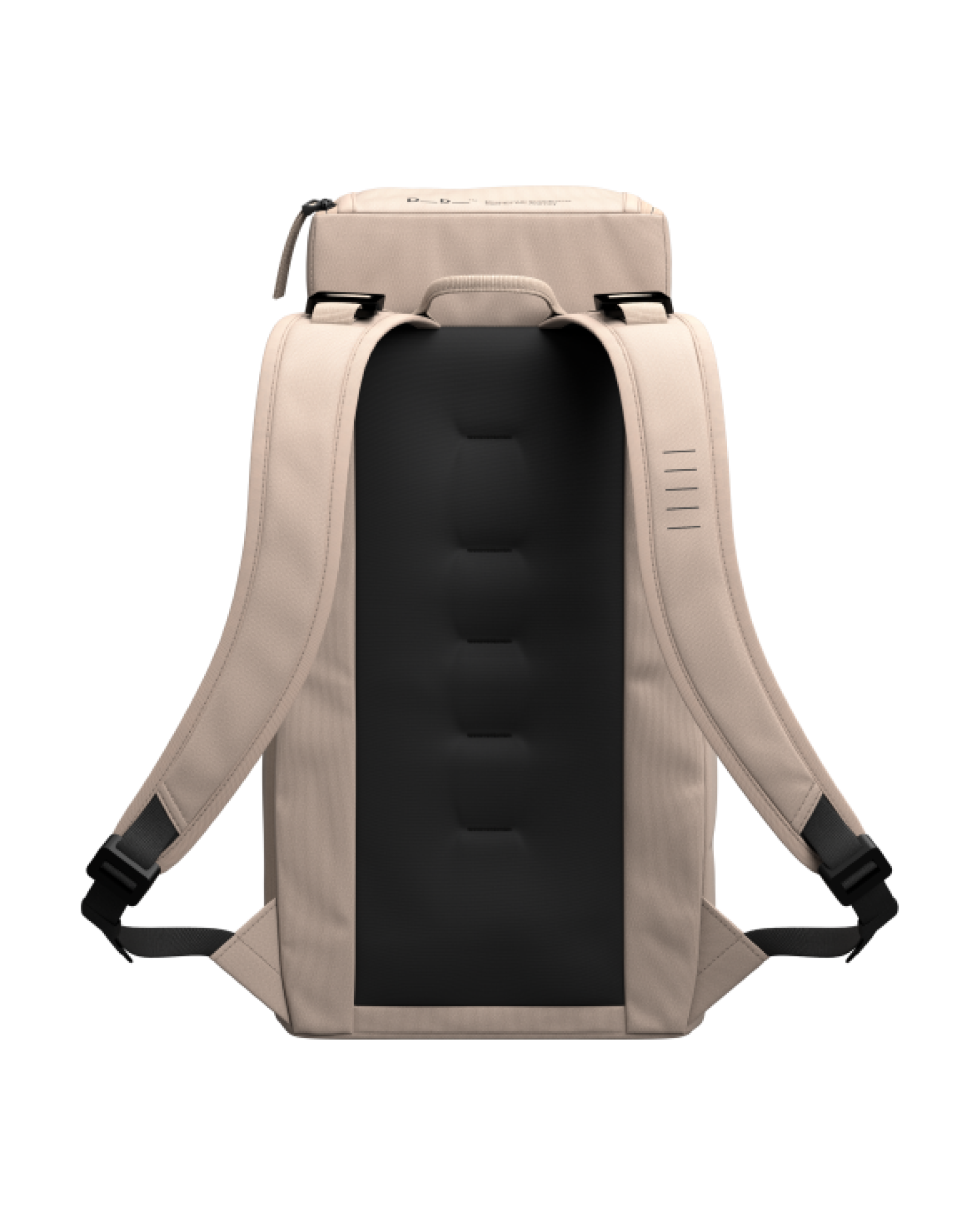 Db Journey Hugger Backpack 20L in Fogbow Beige — back view # color_Fogbow Beige