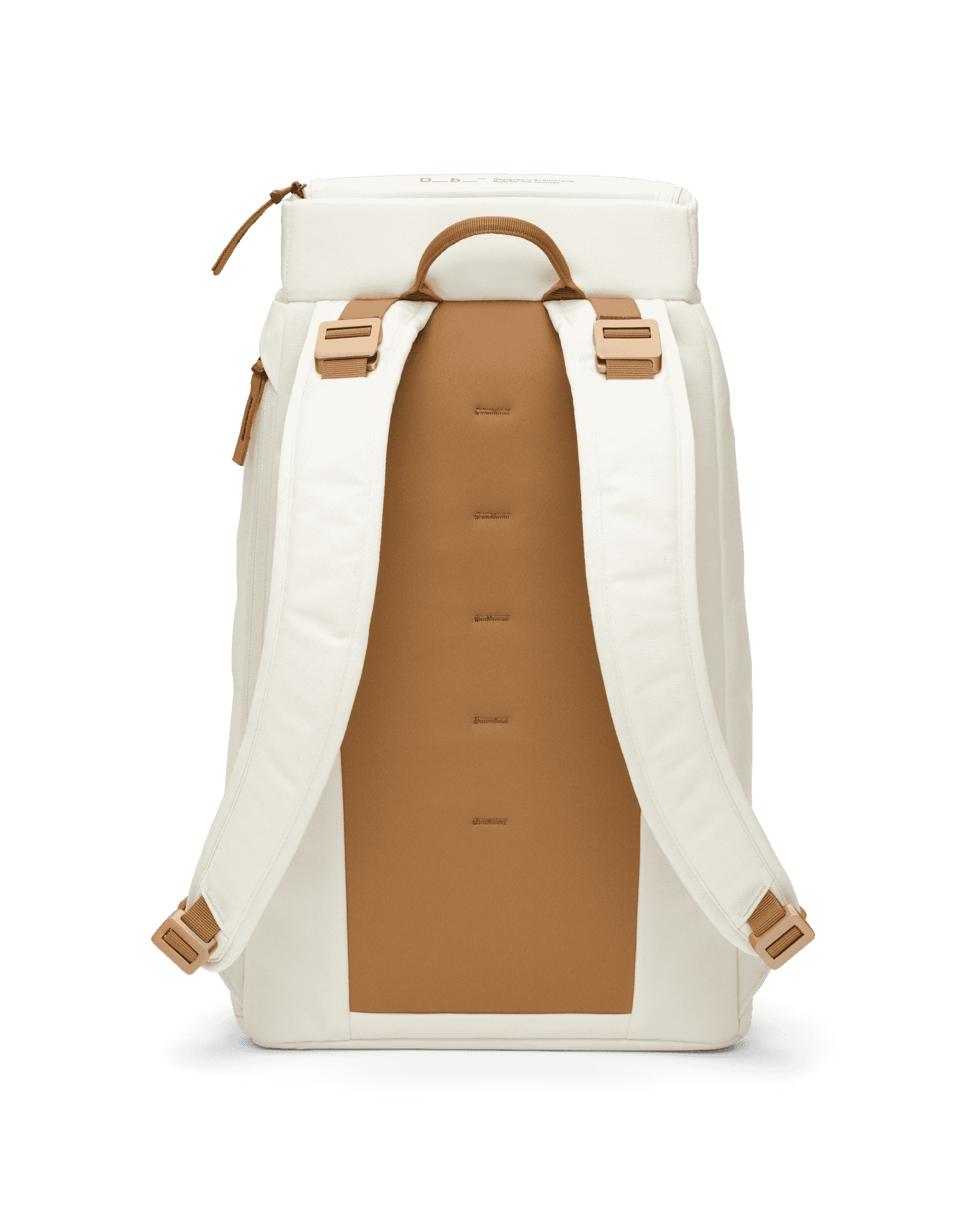 Db Journey Hugger Backpack 25L in Oatmilk — back view # color_Oatmilk