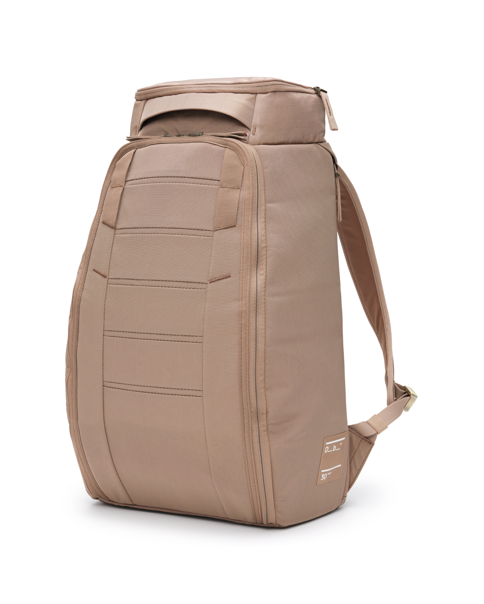 Db Journey Hugger Backpack 30L in Affogato Brown — front view # color_Affogato Brown