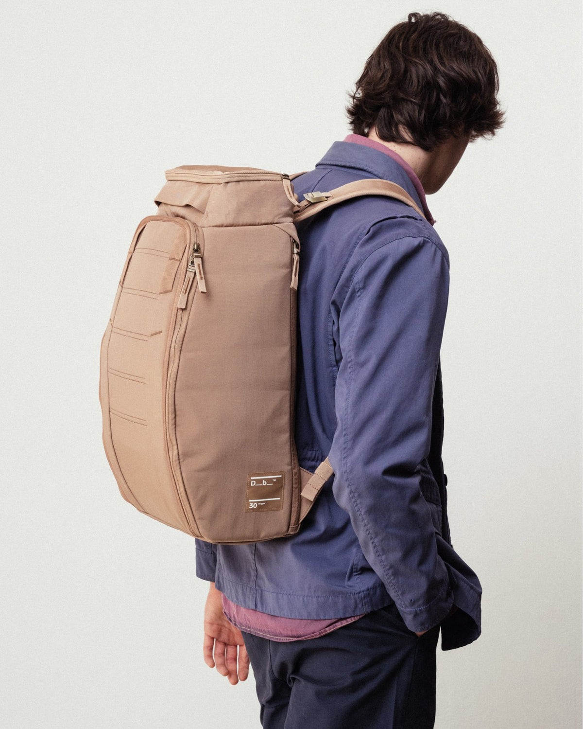 Db Journey Hugger Backpack 30L in Affogato Brown — lifestyle # color_Affogato Brown