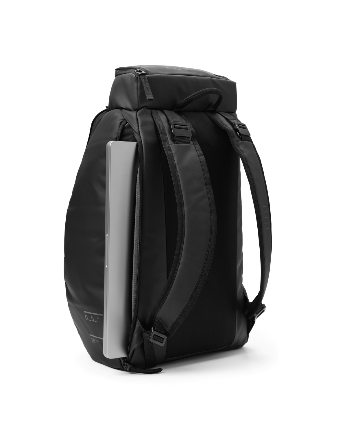 Db Journey Hugger Backpack 30L in Black Out — back view 2 # color_Black Out