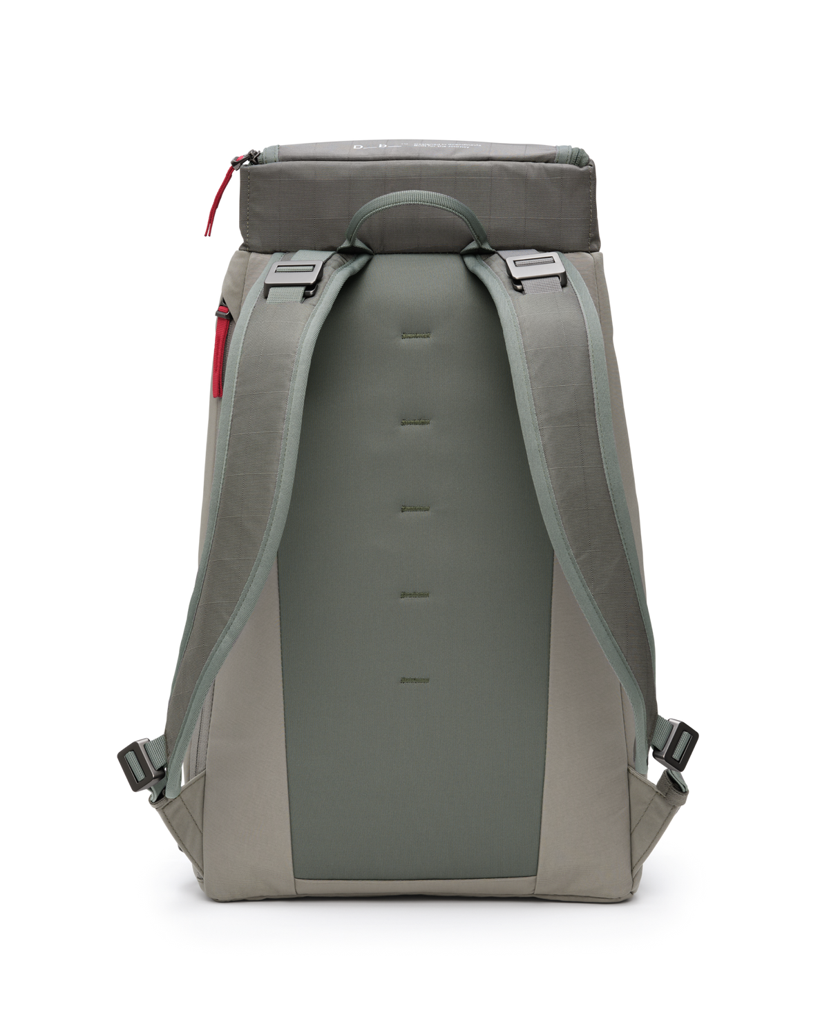 Db Journey Hugger Backpack 30L in Basil Green — back view # color_Basil Green