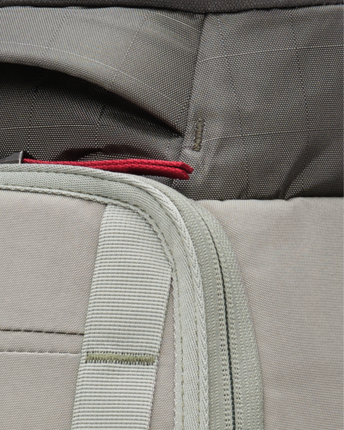 Db Journey Hugger Backpack 30L in Basil Green — detail view # color_Basil Green