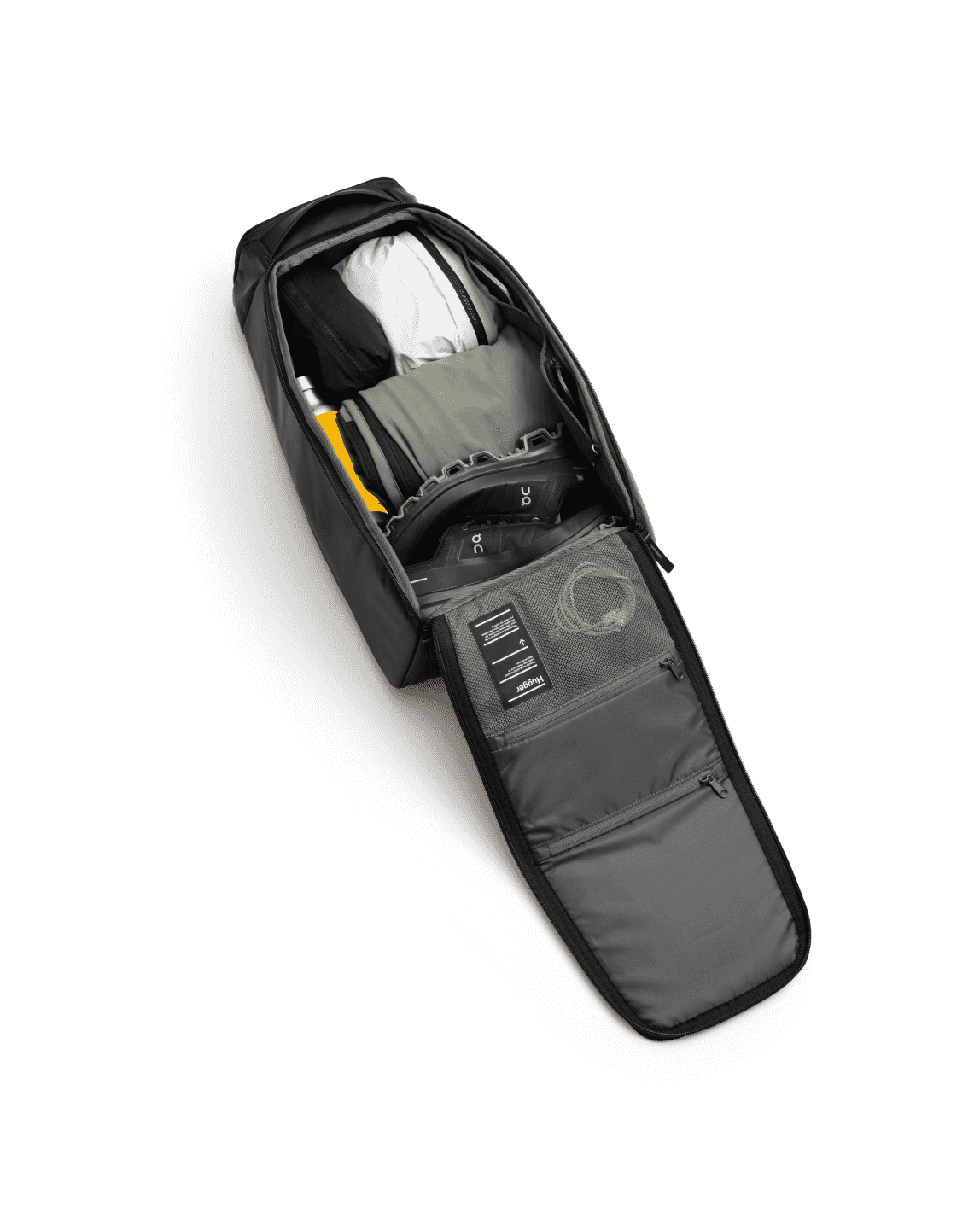 Db Journey Hugger Backpack 30L in Charcoal Grey — interior view 2 # color_Charcoal Grey