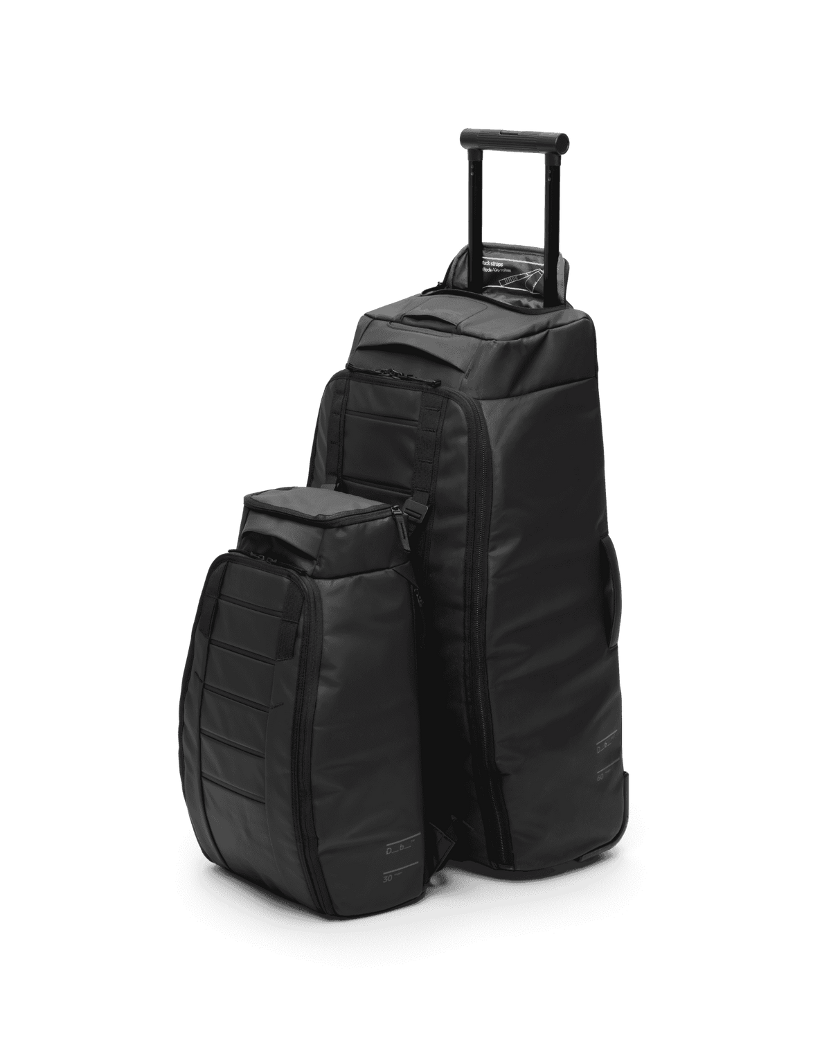 Db Journey Hugger Backpack 30L in Charcoal Grey — angle view 3 # color_Charcoal Grey
