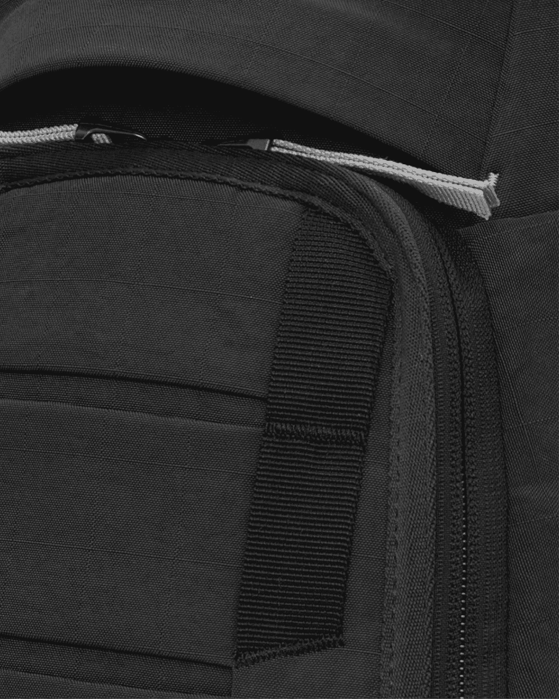 Db Journey Hugger Backpack 25L in Charcoal Grey — detail view # color_Charcoal Grey