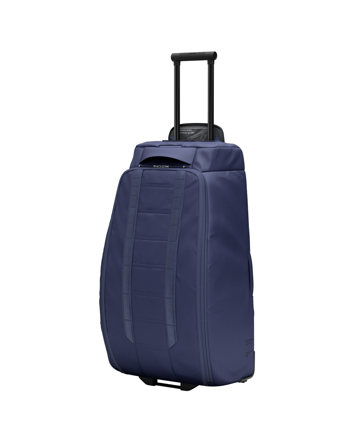 Db Journey Hugger Roller Bag Check-in 90L in Blue Hour — front view # color_Blue Hour