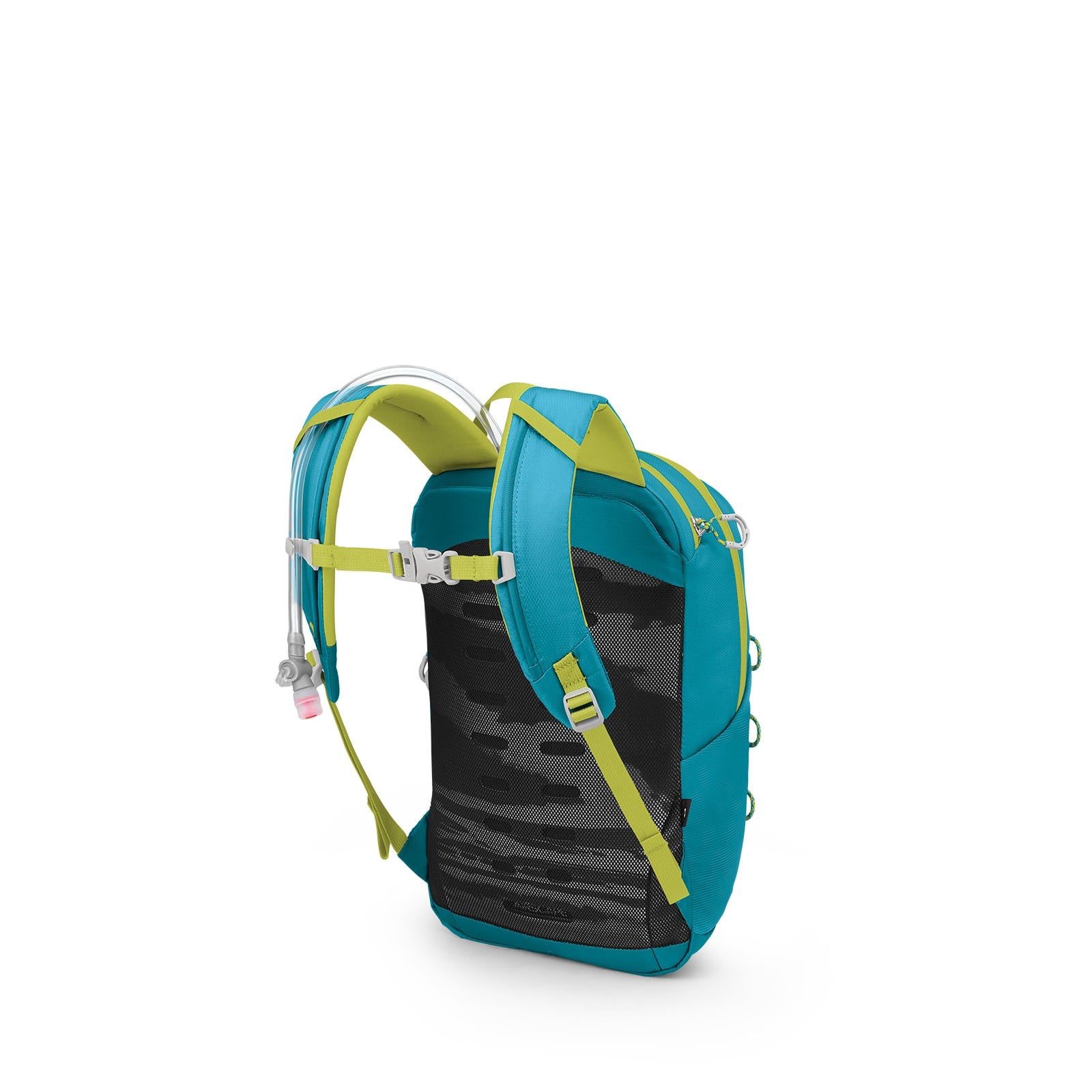 Osprey Hydrajet 12 Kids Hydration Pack 12L in Blue Spikemoss — angle view 3