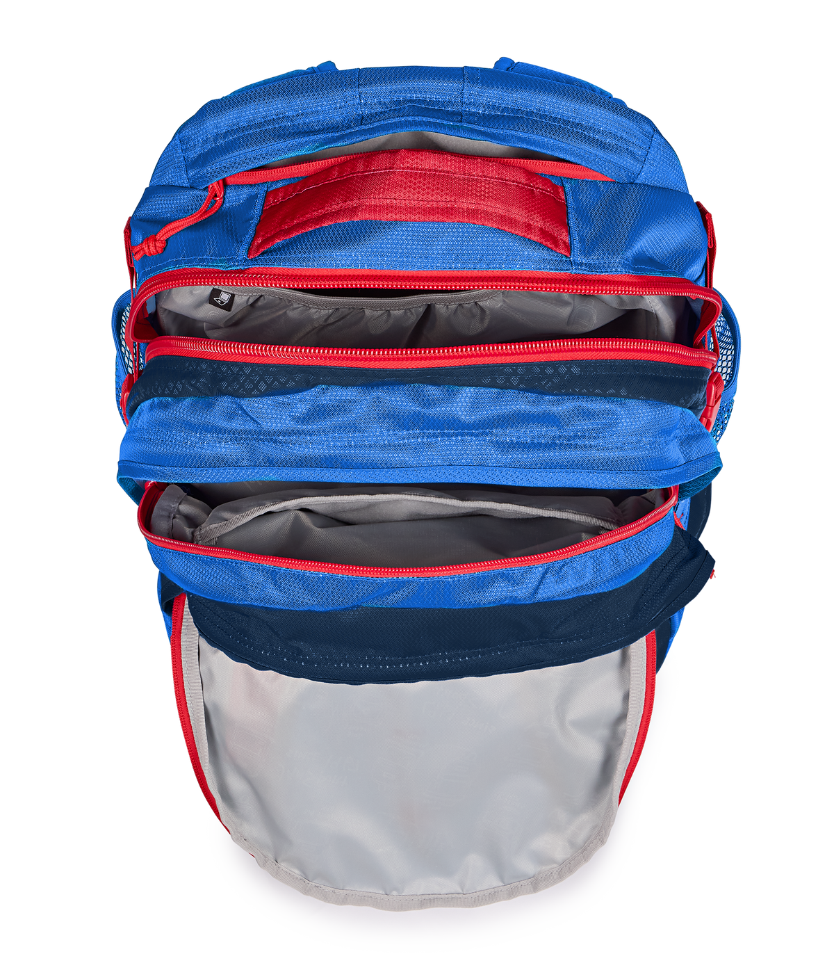 JanSport Odyssey Backpack in Navy — interior view