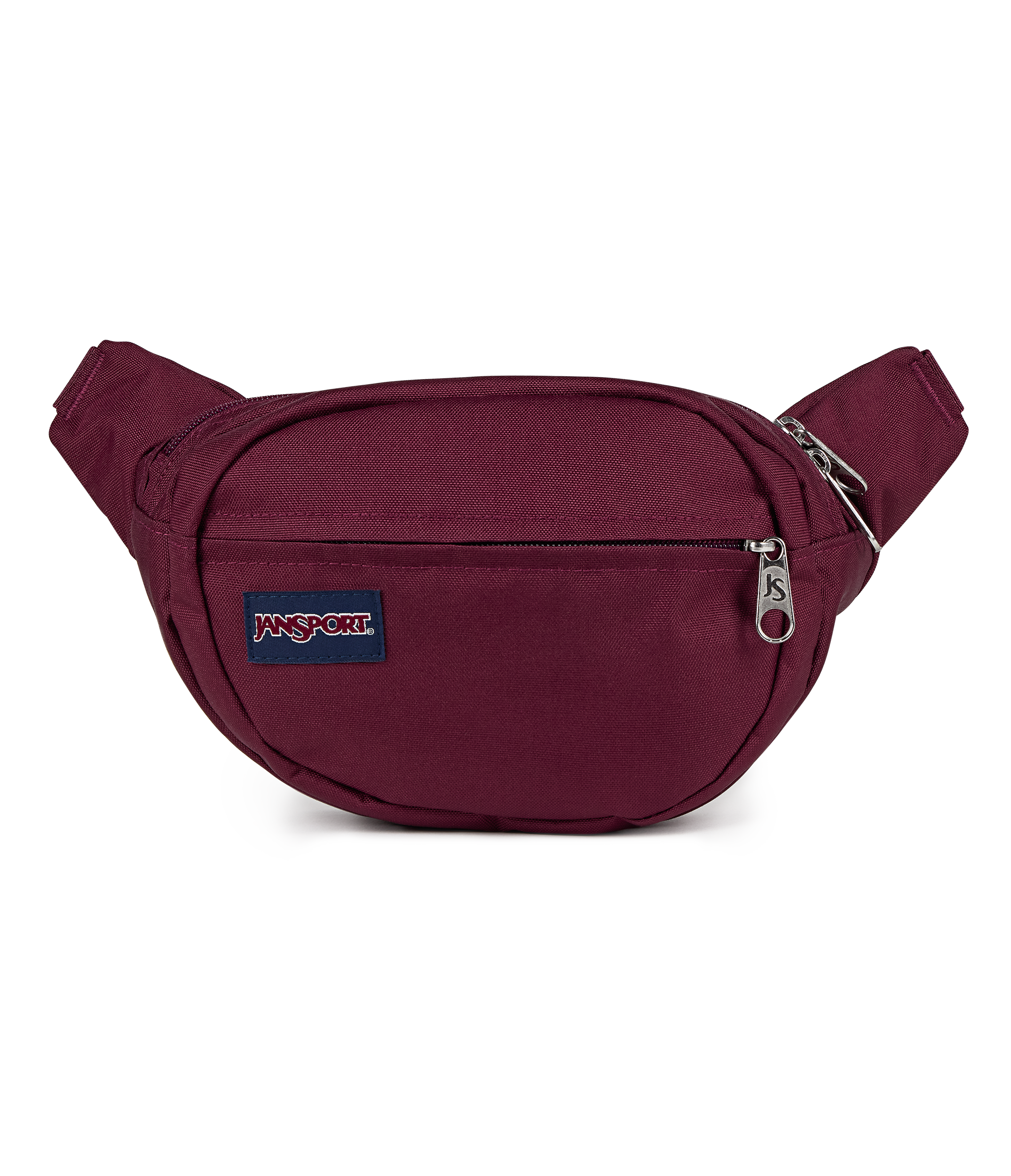 JanSport Fifth Avenue Fanny Pack in Cherry Lacquer — front view # color_Cherry Lacquer