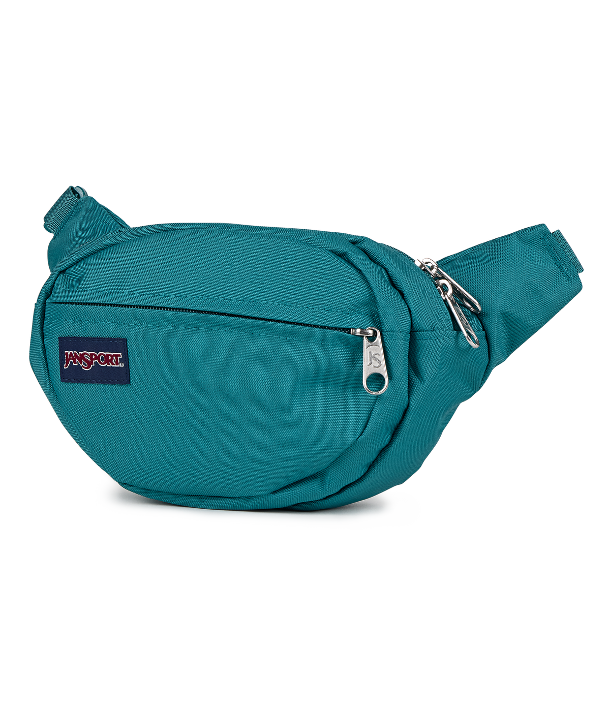 JanSport Fifth Avenue Fanny Pack in Emerald Pool — side view