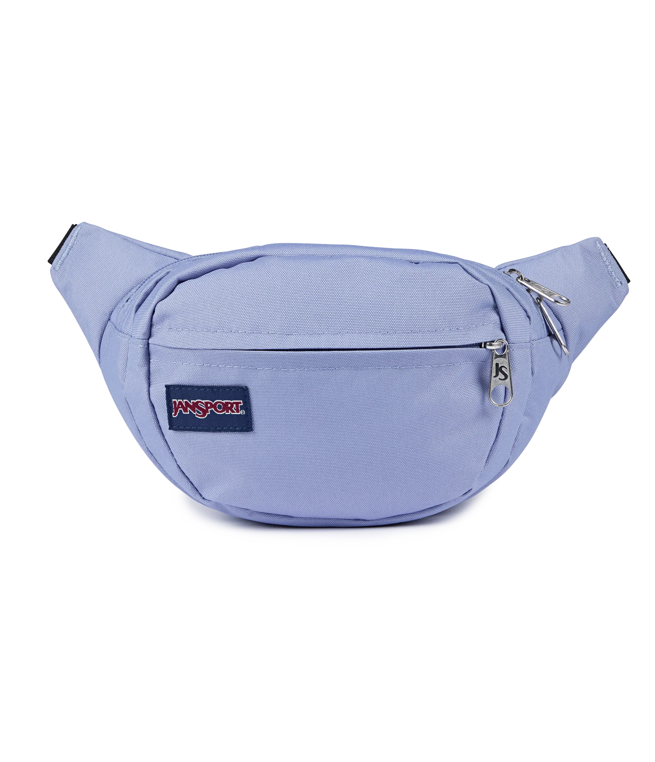 JanSport Fifth Avenue Fanny Pack in Lavender Ash — front view # color_Lavender Ash